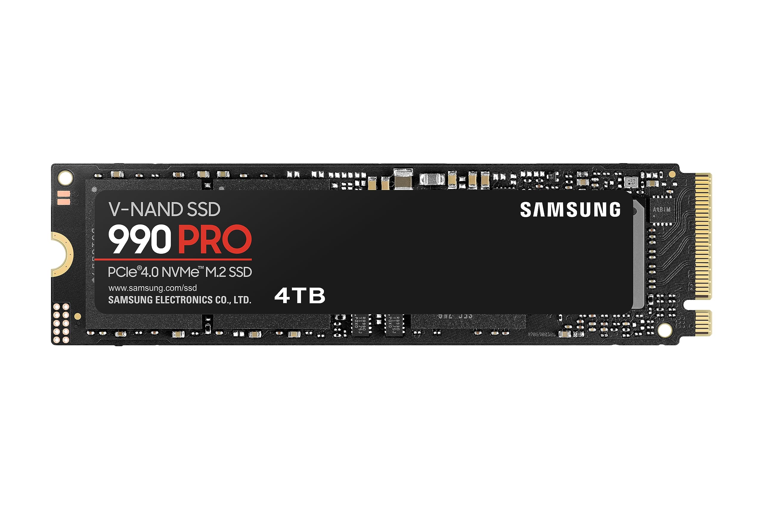 سری SAMSUNG 990 PRO - 4TB PCIe Gen4. X4 NVMe 2.0c - SSD داخلی M.2 (MZ-V9P4T0B/AM) 990 PRO 4TB