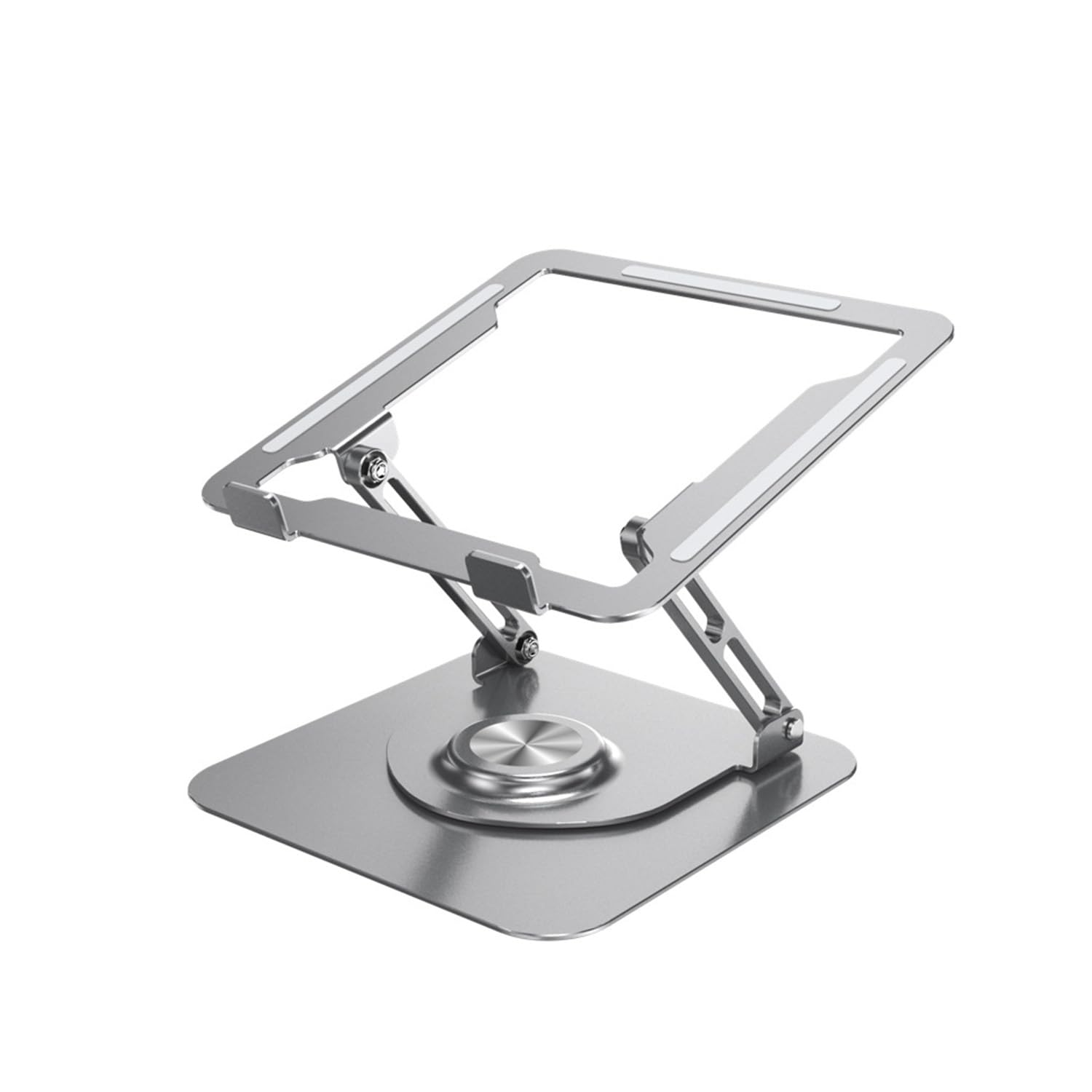 پایه لپ تاپ ACO برای اچ‌پی و دل، چرخش ۳۶۰ درجه، طراحی بالاپوچ با فضای زیاد برای خنک کردن، ایستاده از آلومینیوم آلیاژ، مناسب برای استفاده در دفتر کار (نقره‌ای)