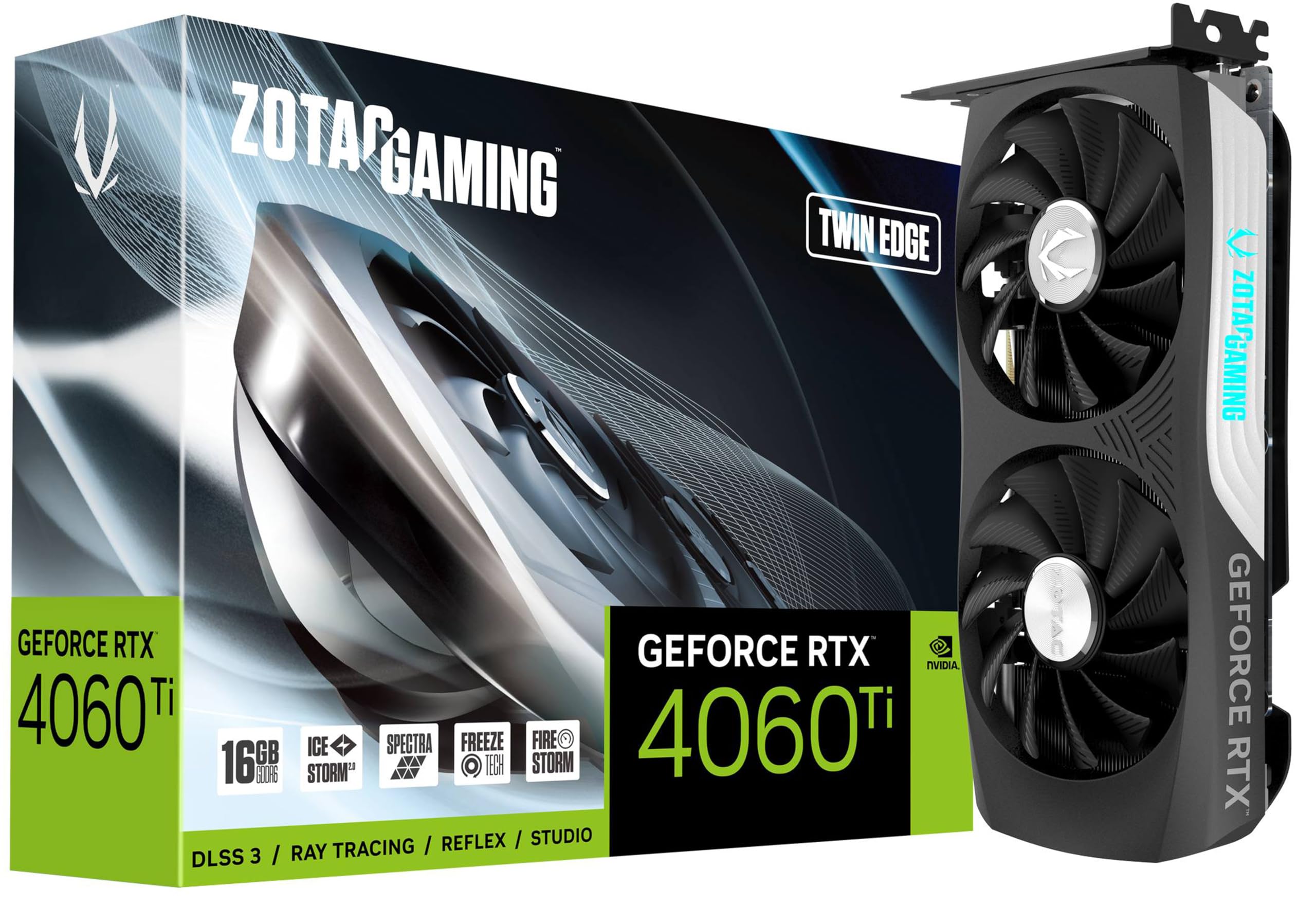 رانکینگ Zotac GeForce RTX 4060 Ti Twin Edge Gaming NVIDIA 16 GB GDDR6