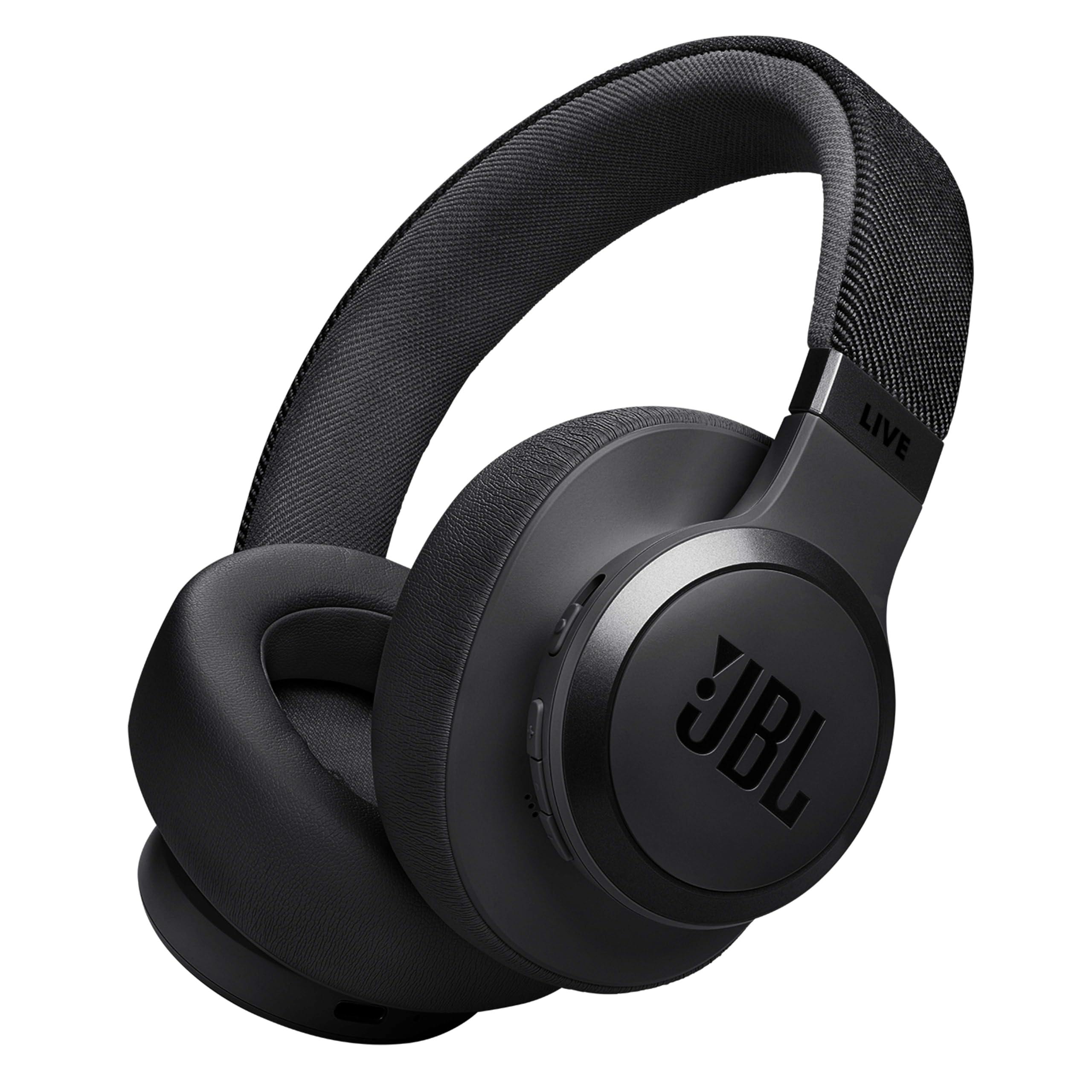 هدفون بی‌سیم Over-Ear JBL LIVE 770NC - لغو نویز قابل تطبیق، صدای امضای JBL، باتری 70 ساعته، Smart Ambient & بلوتوث 5.3، JBLLIVE770NCBLK، مشکی