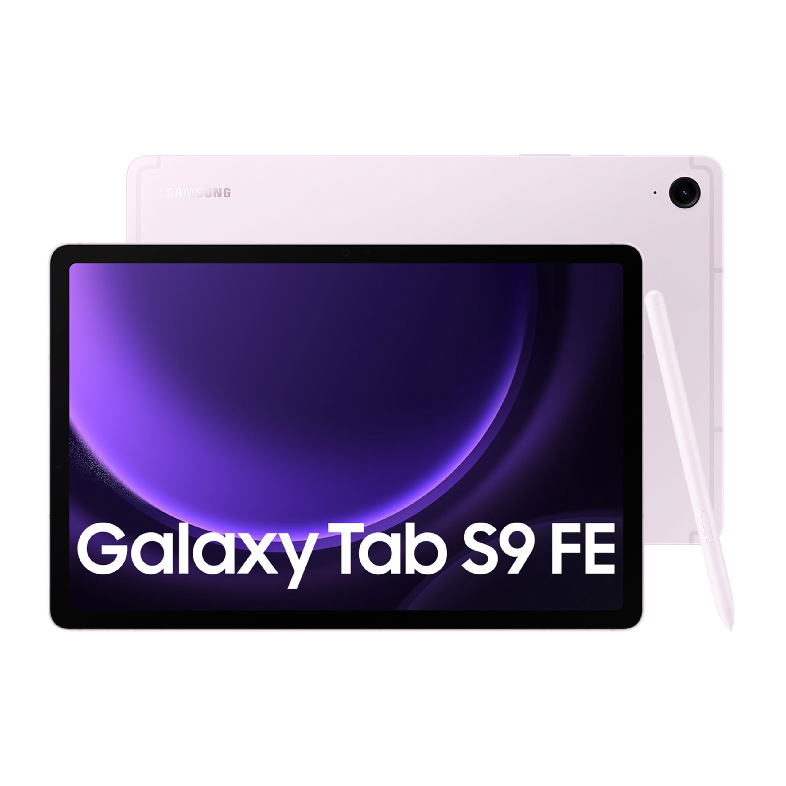 تبلت Samsung Galaxy Tab S9 FE [Smartchoice]، S Pen در جعبه، نمایشگر ۲۷.۶۹ سانتی‌متر (۱۰.۹ اینچ)، رم ۶ گیگابایت، حافظه داخلی ۱۲۸ گیگابایت قابل افزایش، وای-فای، تبلت IP68، بنفش