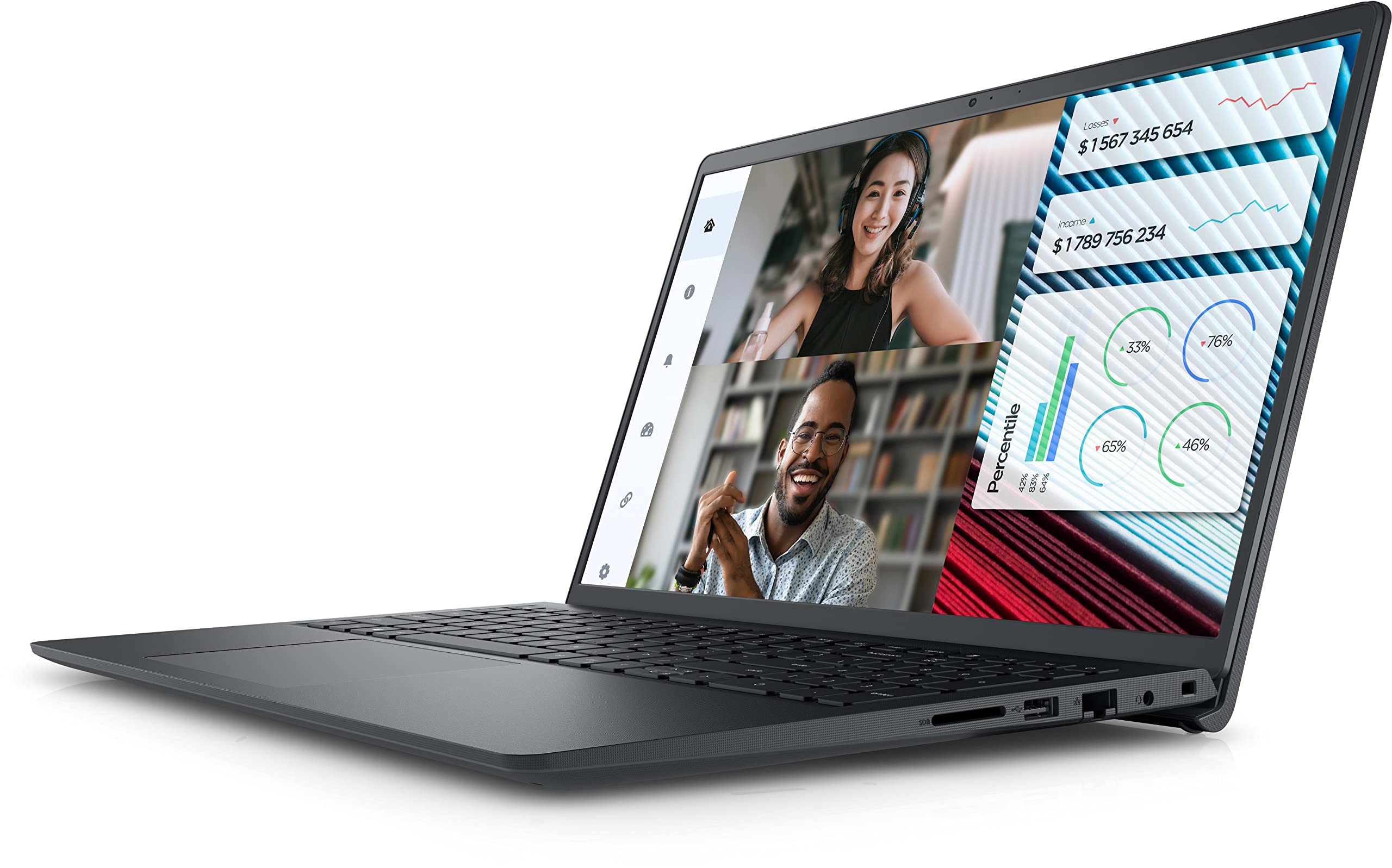 لپ تاپ Dell Vostro 3000 3520 | 15.6 "FHD | هارد اس اس دی 512GB- رم 16GB | پردازنده 10 هسته‌ای 1.70 گیگاهرتز تا 4.7 گیگاهرتز - ویندوز 11 پردازنده نسل 12 (گارانتی مرکز خدمات مجاز) (ارتقا یافته)