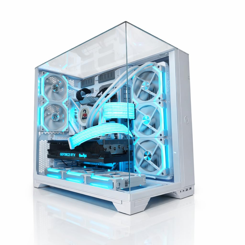 کامپیوتر بازی T-1000 Elite | RTX 5070 12GB | AMD Ryzen 7 7800X3D | 32GB RAM DDR5 | 2TB NVMe SSD | کیس LIAN LI O11 VISION COMPACT | ویندوز 11 Pro | گارانتی 2 ساله | دو عدد فن اختصاصی | مادربورد R.O.G Strix RTX 5070 با 12GB حافظه‌ی ویدیویی + 7800X3D و 32GB RAM