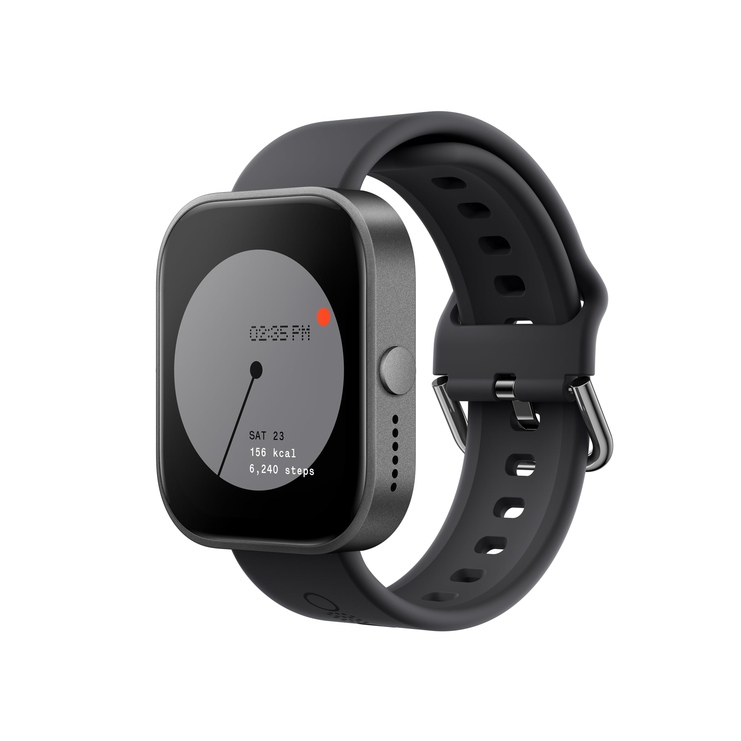 نه CMF Watch Pro Smartwatch با صفحه نمایش 1.96 اینچ AMOLED، قابلیت پیگیری فعالیت های ورزشی، سیستم GPS چند منظومه ای، امکان تماس بلوتوث با کاهش نویز هوش مصنوعی و تا 13 روز استفاده - خاکستری تیره