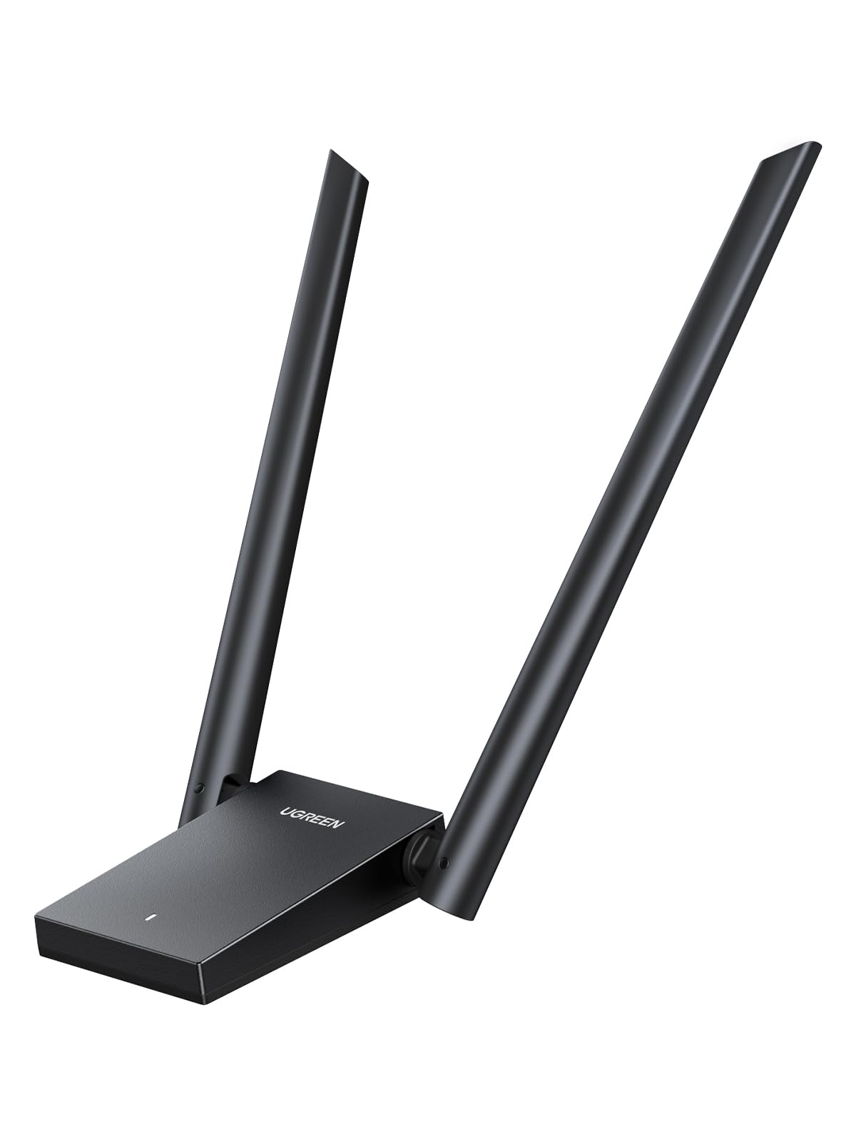 UGREEN AX1800 USB WiFi Adapter WiFi 6 یک آداپتور USB WiFi برای PC Laptop Desktop با برد بلند 5GHz/1200Mbps + 2.4GHz/574Mbps، دانگل بی‌سیم با 2X آنتن Wi-Fi با تقویت سیگنال بالا برای ویندوز ۱۱/۱۰ می‌باشد.