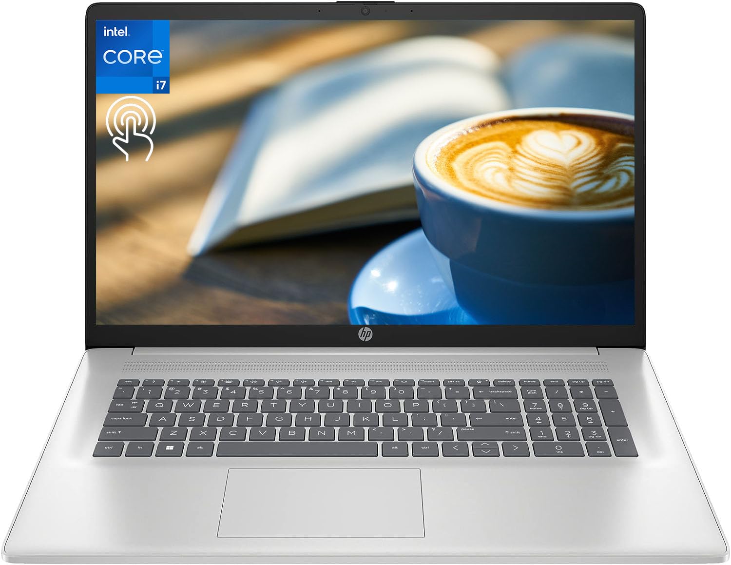 لپ تاپ HP 17 2023، 17.3 اینچ HD+ صفحه نمایش لمسی، پردازنده Intel Core i7 1355U (10 هسته ای)، 32GB RAM، 2TB SSD، گرافیک Intel Iris Xe، Wi-Fi 6، بلوتوث، صفحه کلید نورانی، ویندوز 11 هوم