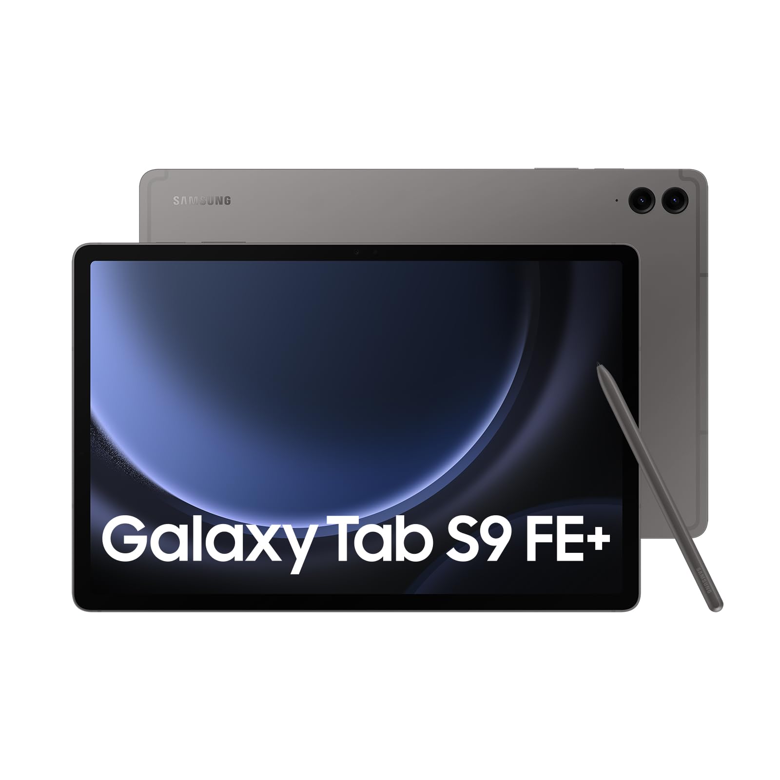 تبلت اندرویدی سامسونگ Galaxy Tab S9 FE+ WiFi، ۸ گیگابایت رم، ۱۲۸ گیگابایت حافظه داخلی، همراه با قلم S، خاکستری (نسخه امارات متحده)