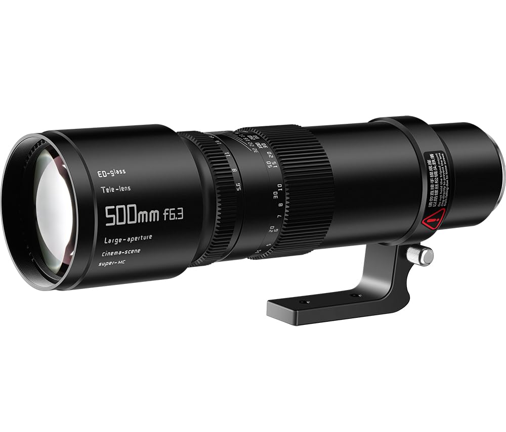 لنز تله‌فوتوگرافی با بدنه فلزی TTArtisan 500mm F6.3 سازگار با مونت Sony E (فول‌فریم) - مشکی