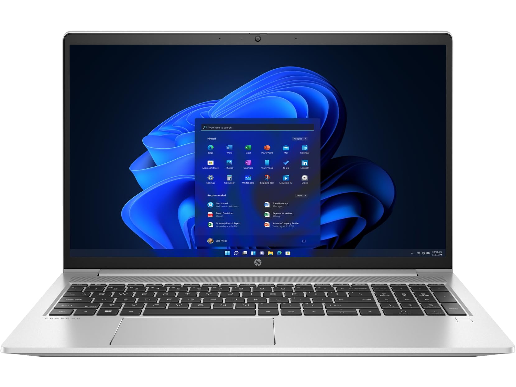 لپ تاپ HP 2023 | ProBook 450 G9 | 15.6 اینچ 1920 x 1080 LED-Backlit | Intel Core i7-1255U 10-هسته‌ای | 16GB DDR4 | 512GB SSD | Windows 11 Pro | Wi-Fi 6 - صفحه کلید با نور پس‌زمینه - دوربین HD 720p - نقره ای پلاتینیوم