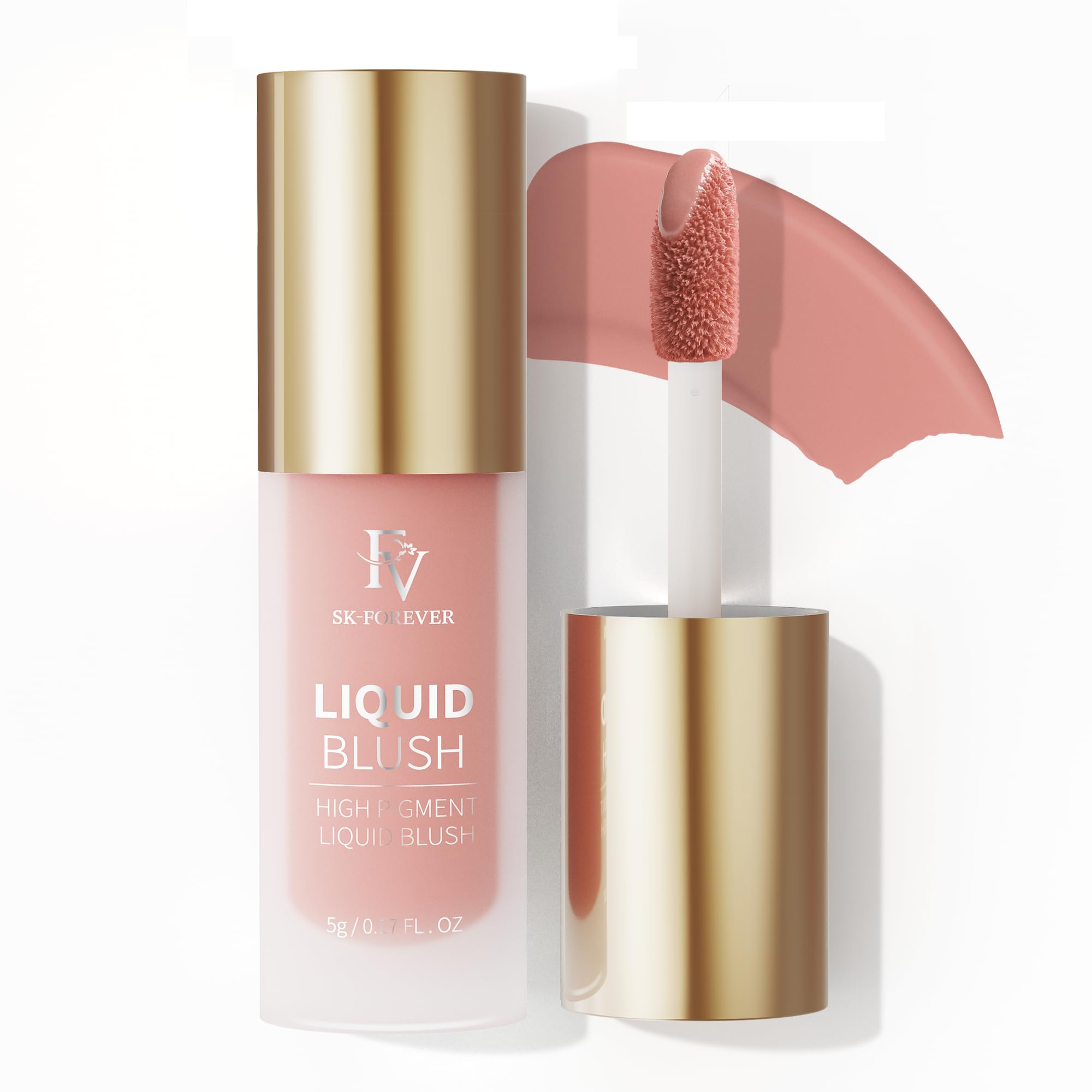 رنگ رخ Liquid Blush، رنگ گوناگون و با قابلیت ساخت محصول کرمی با طولانی مدت، فرمول بی‌وزن و قابل امیز برای پوشش طبیعی و لطیف (عسل) عسل 0.17 فلوئید اونس (بسته 1 عدد)