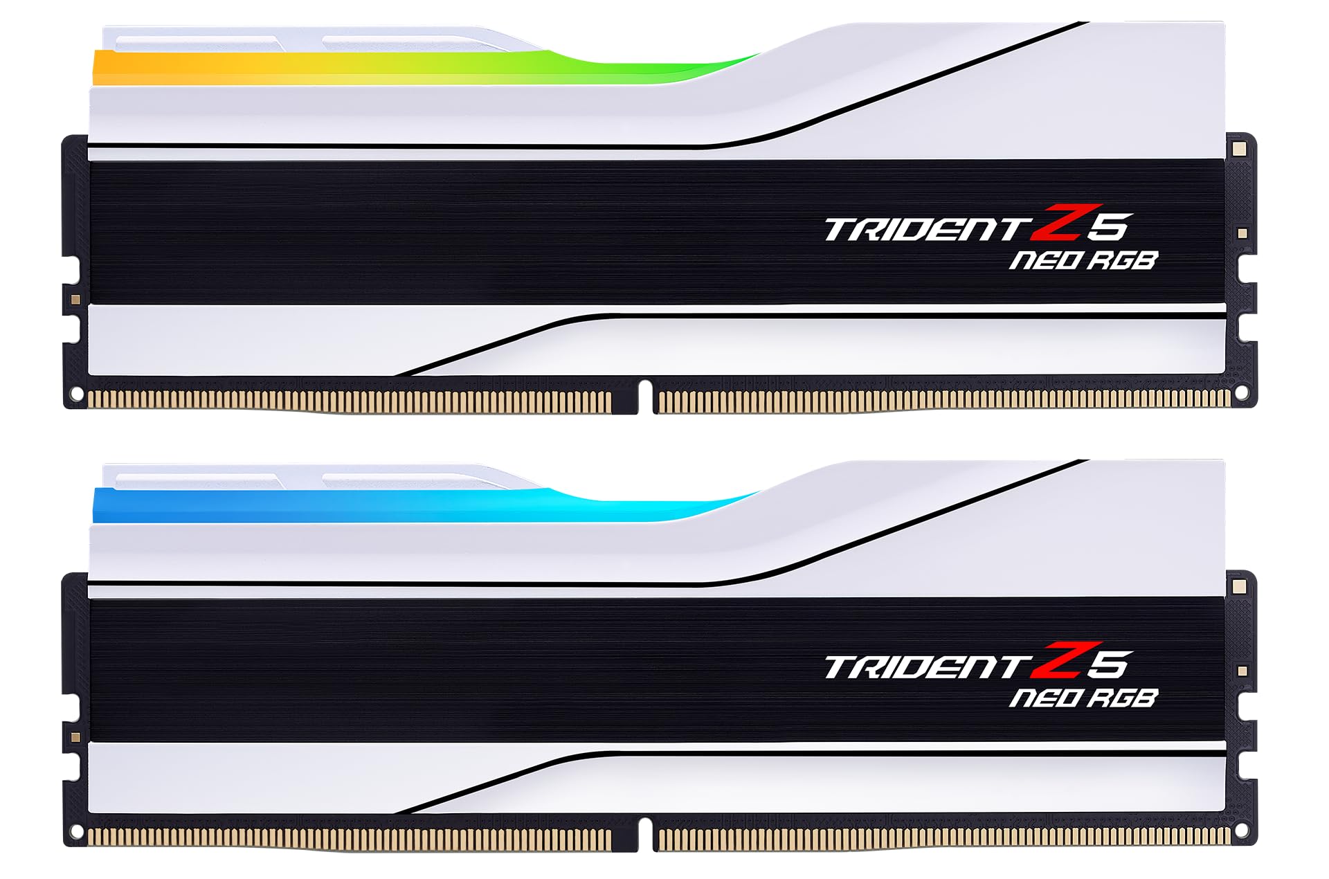 معرفی سری G.SKILL Trident Z5 Neo RGB (نمایشگاه AMD) DDR5 RAM 64GB (2x32GB) با سرعت 6000MT/s CL30-36-36-96 و ولتاژ 1.40V برای حافظه کامپیوتر رومیزی UDIMM - سفید مات (F5-6000J3036G32GX2-TZ5NRW) 64 گیگابایت (2x32GB) سفید مات