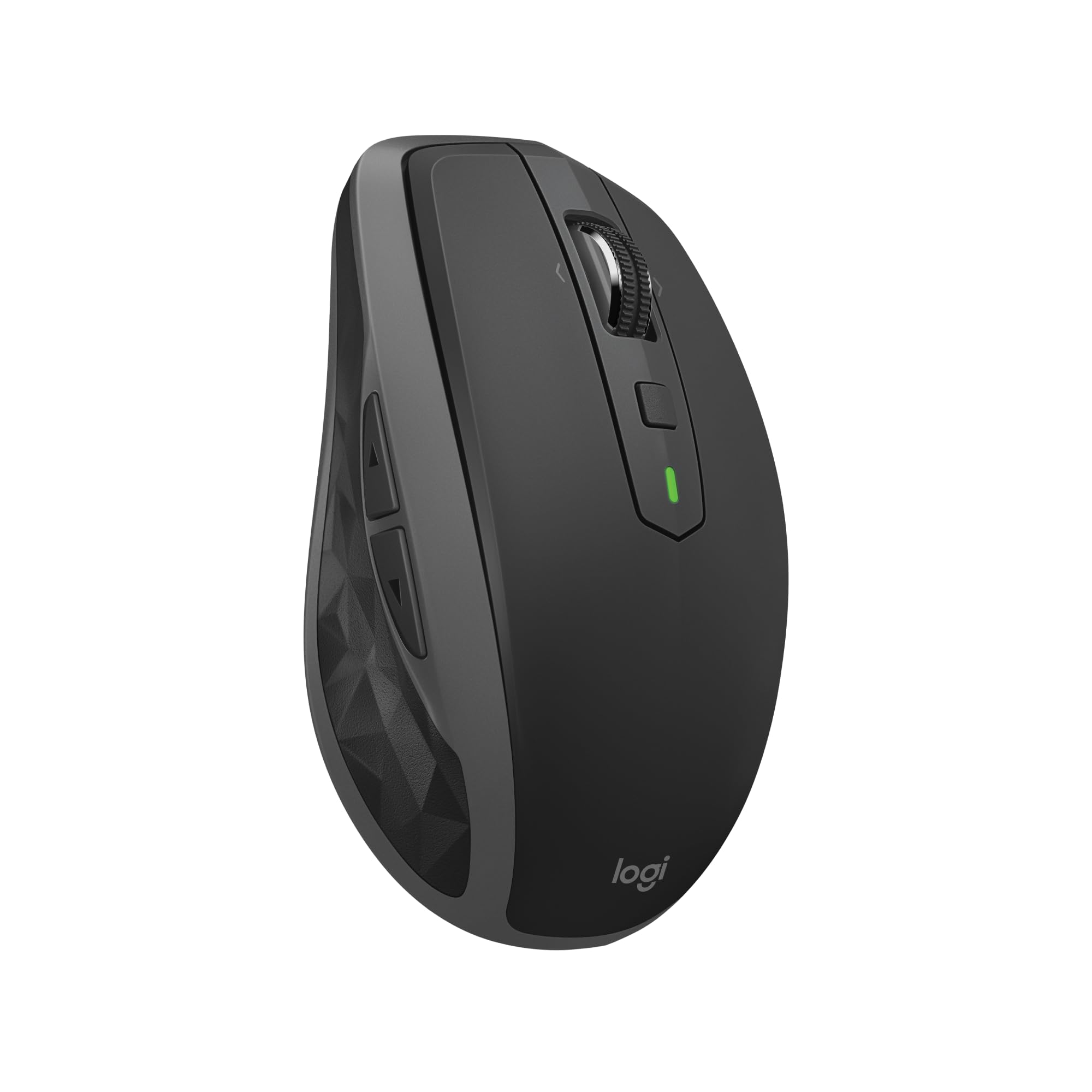 موشواره بی‌سیم Logitech MX Anywhere 2S Bluetooth Edition - قابل استفاده بر روی هر سطح، اسکرول سریع، شارژدهی، کنترل تا 3 کامپیوتر و لپتاپ اپل مک و ویندوز و مدرن گرافیت