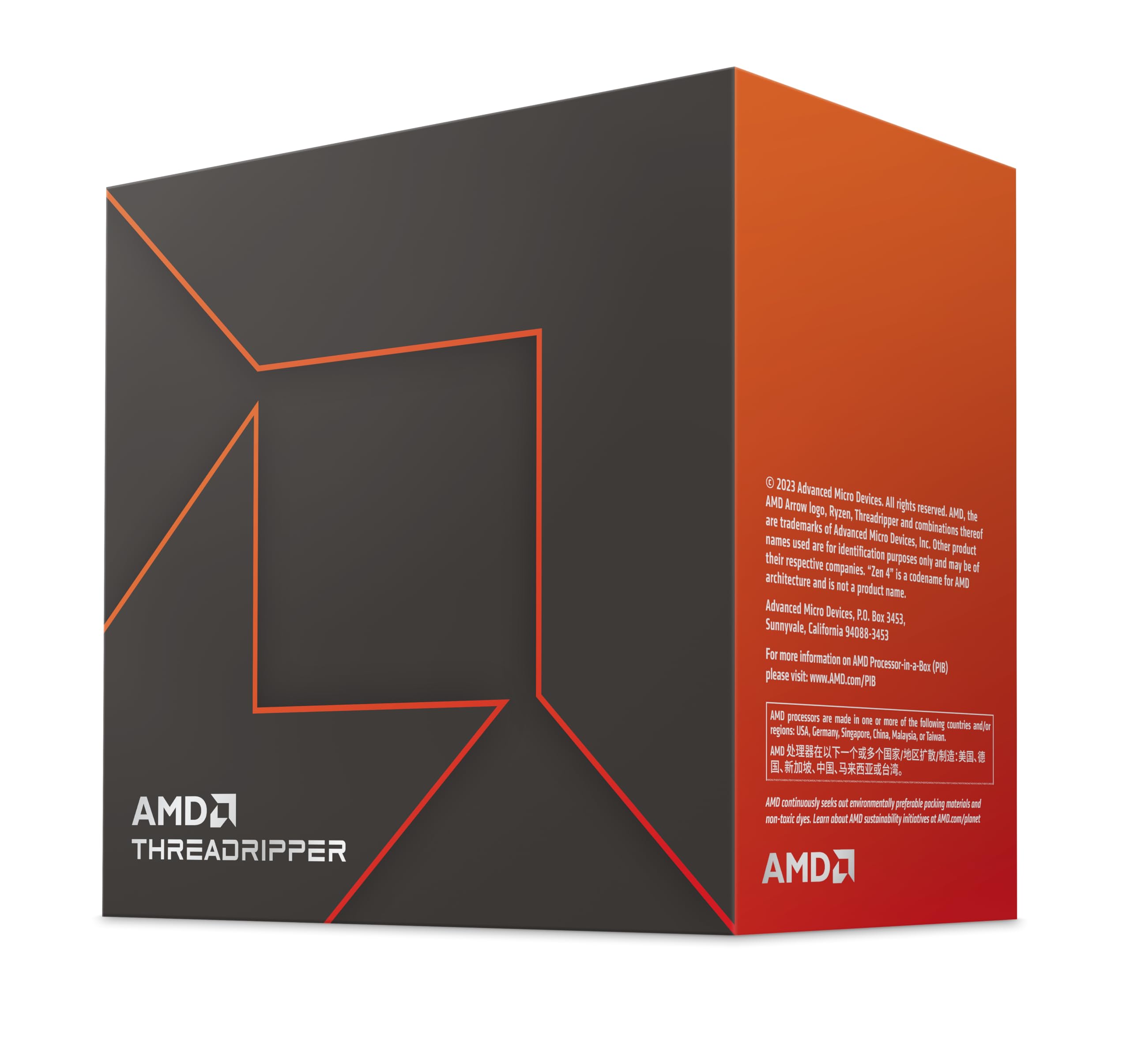 پردازنده AMD Ryzen™ Threadripper™ 7970X با 32 هسته و 64 رشته