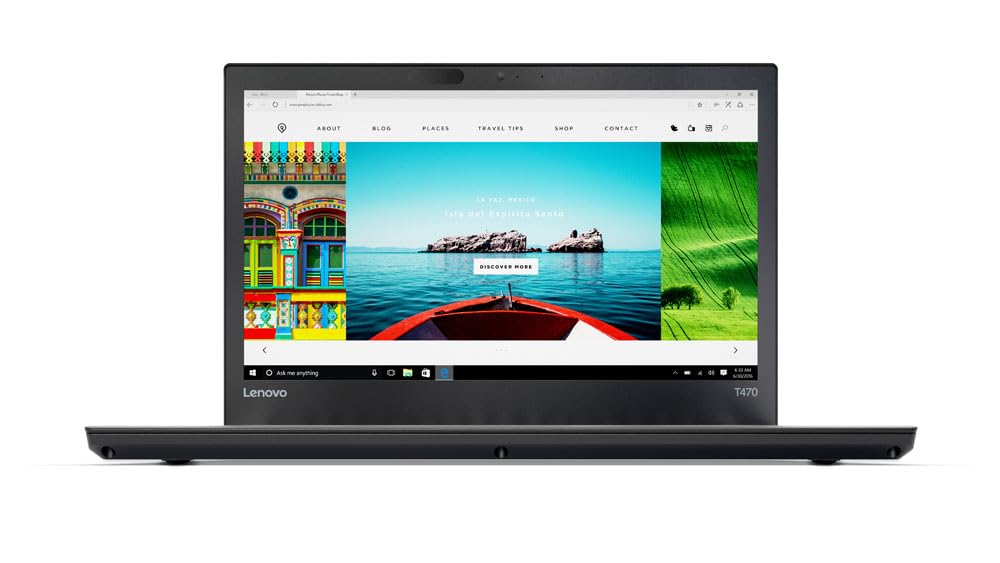 Lenovo ThinkPad T470 | 1920x1080 Full HD | Intel Core i5-6300U | Windows 11 Pro | Norton Antivirus | Notebook Laptop Business (Refurbished) (128GB - 8GB RAM)