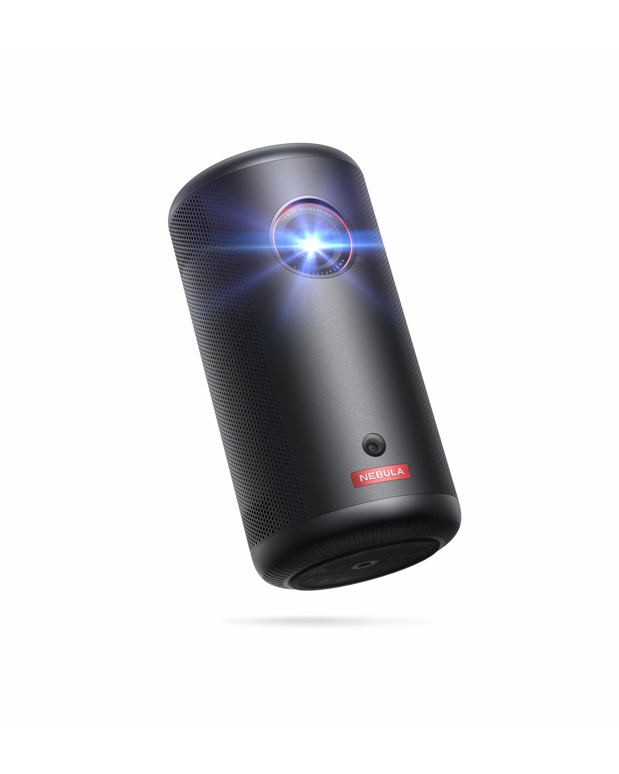 پروژکتور مینی NEBULA Capsule 3 با کیفیت تصویر 1080p، دارای 200 ANSI-Lumen با قابلیت حمل آسان و دارای Google TV رسمی، دارای سرویس Netflix داخلی، صدای دالبی دیجیتال، تصویر 120 اینچ، باتری داخلی با زمان پخش 2.5 ساعت