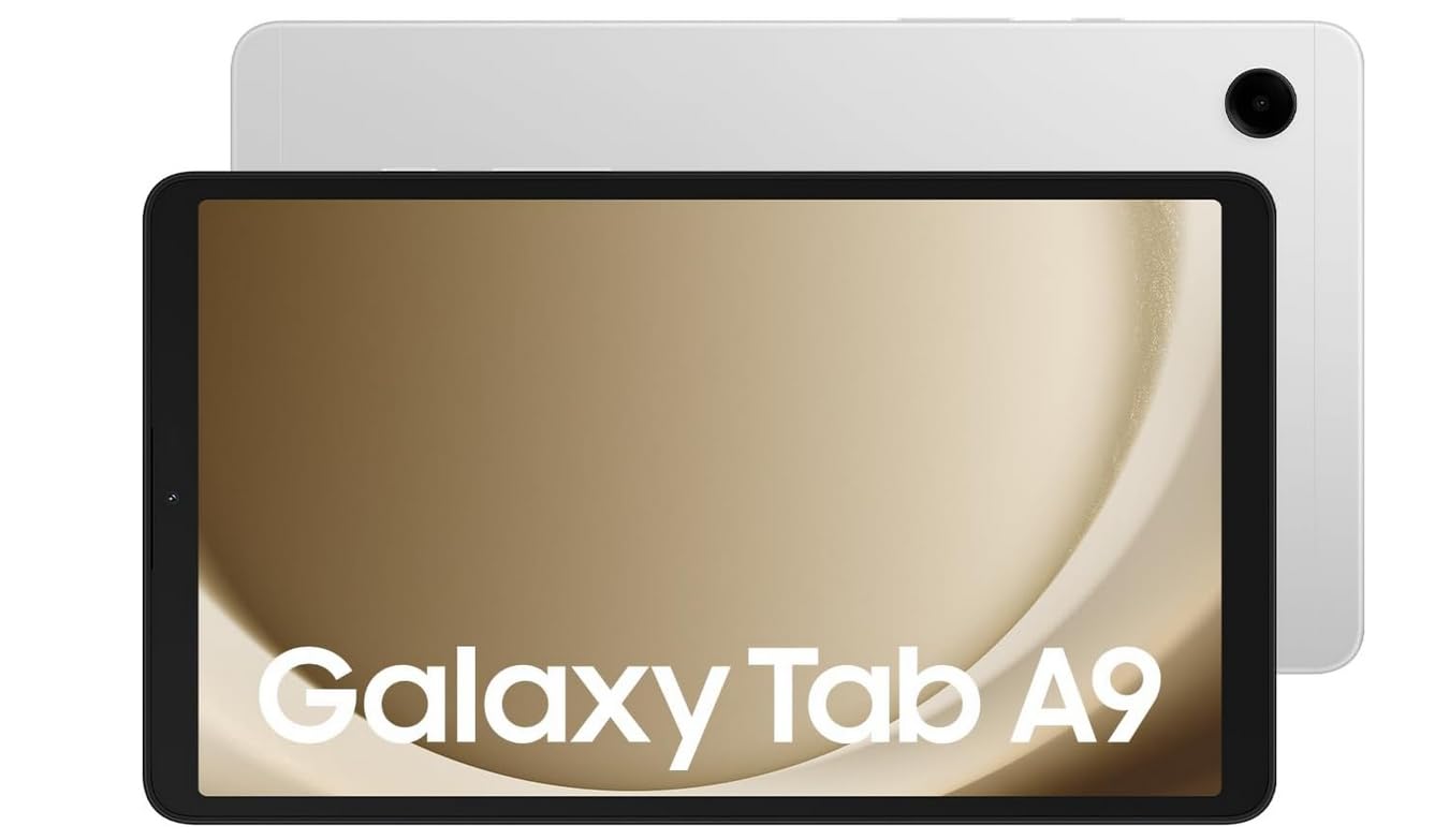 سامسونگ گلکسی تب A9 LTE تبلت اندروید، حافظه 8GB RAM، ظرفیت 128GB، نقره‌ای - نسخه امارات