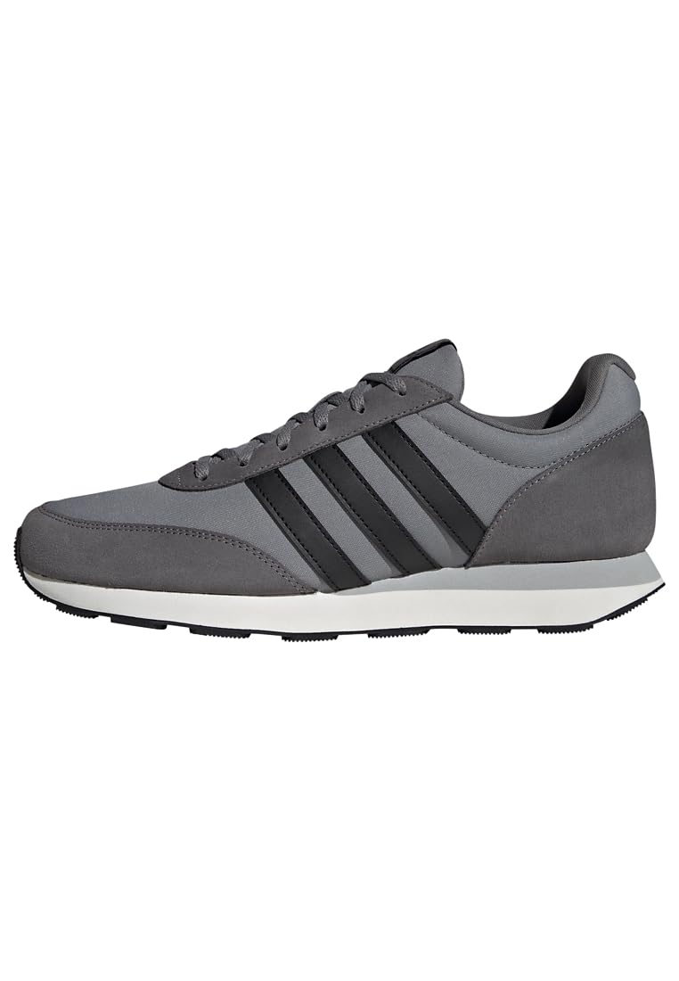 کفش‌های چرم adidas Run 60s 3.0 مردانه با سایز 42 اوروپا (EU) رنگ خاکستری تیره/سیاه/خاکستری سبز