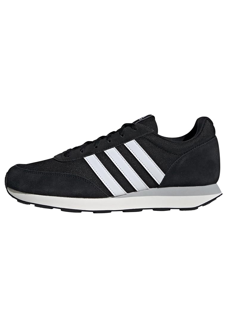 adidas Run 60s 3.0 کفش چرمی مردانه، سایز 42 2/3 EU، مشکی