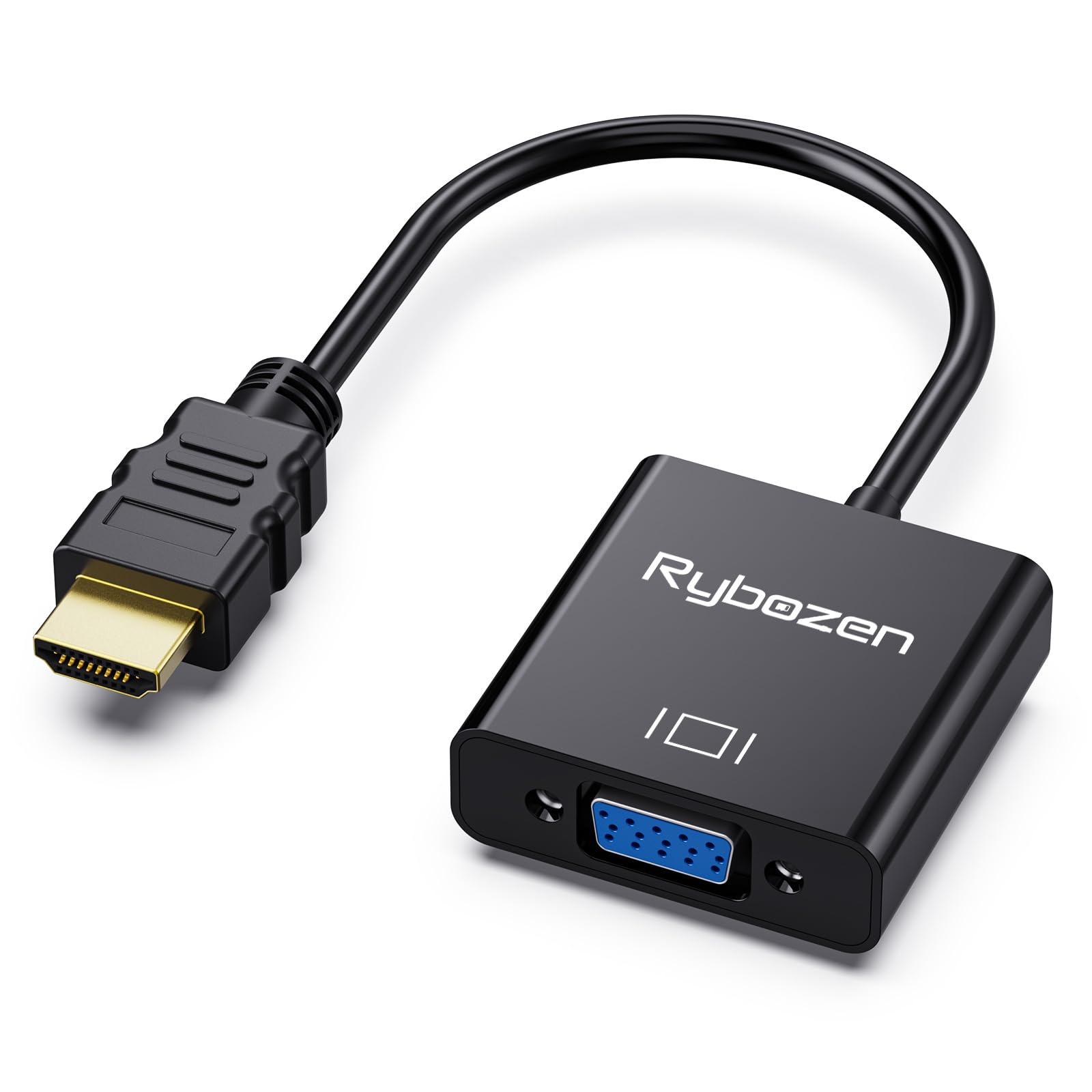 تبدیل‌گر HDMI به VGA ، HDMI با پوشش طلایی به VGA (مرد به زن) ، آداپتور HDMI سازگار با کامپیوتر ، لپ‌تاپ ، کامپیوتر شخصی، مانیتور، پروژکتور، تلویزیون هوشمند، کروم‌بوک، رزبری‌پای، روکو، ایکس‌باکس و بیشتر یک عدد