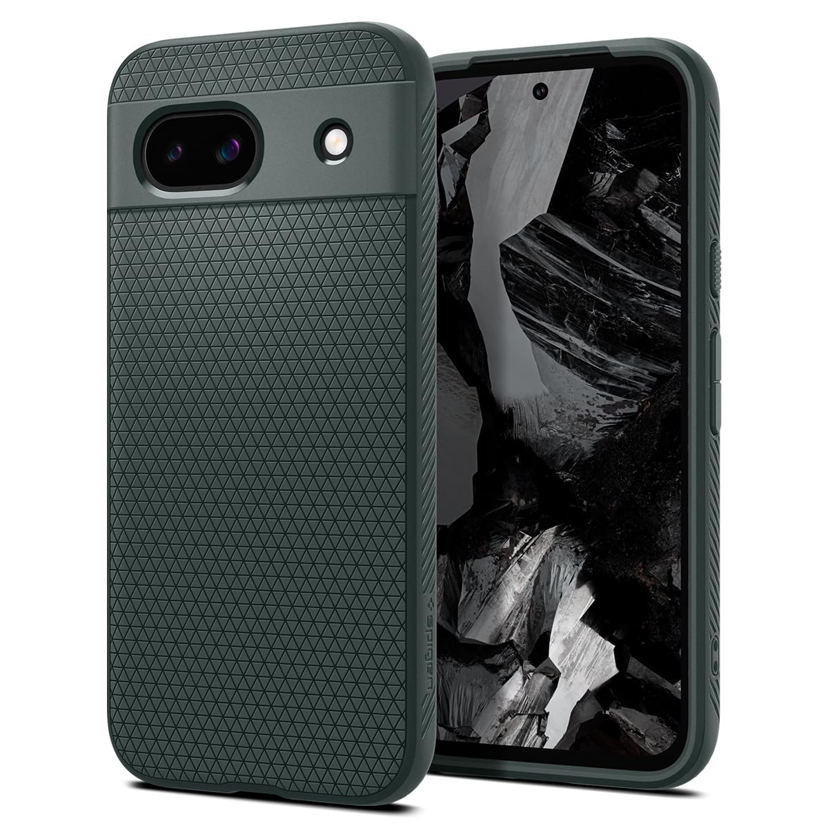 کاور محافظ Spigen Liquid Air طراحی شده برای گوشی گوگل پیکسل ۸ ای - رنگ سبز نیلی