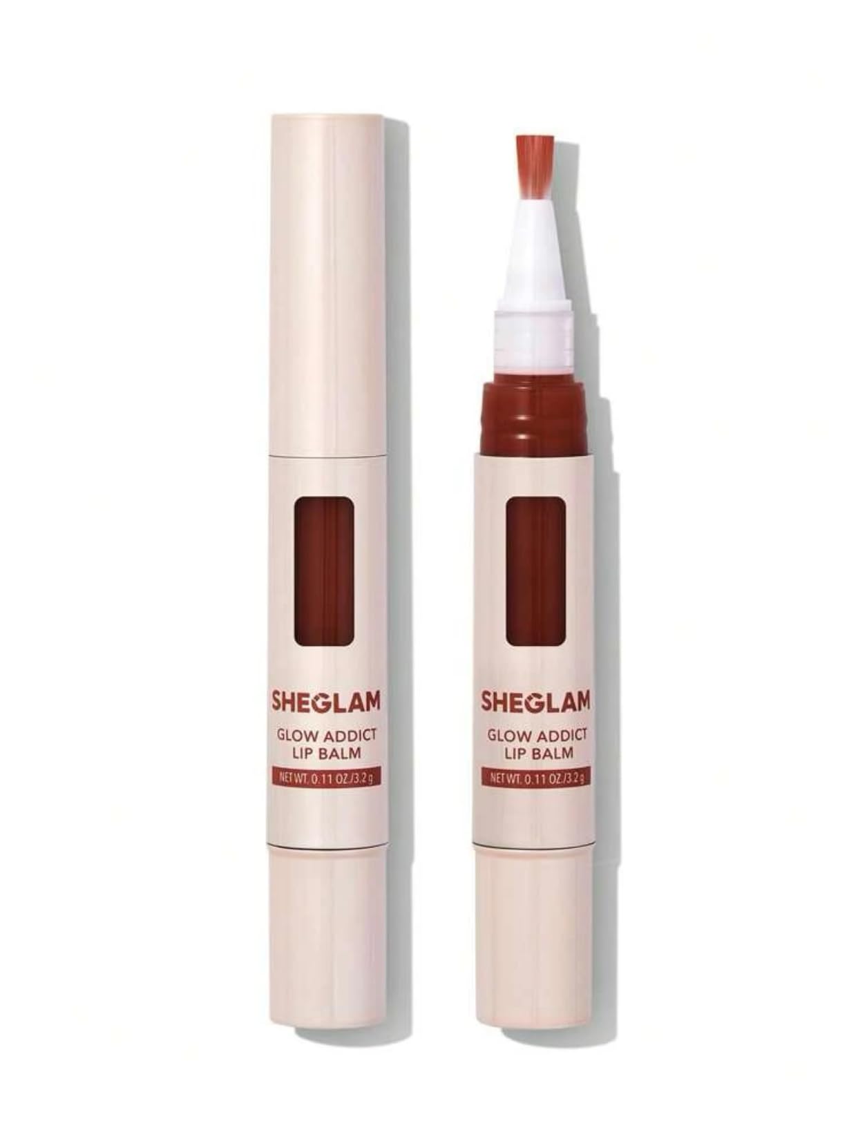 رژلب جامعه شیک SHEGLAM - دلبازی چربی لب تابش - گلاس لب ابریشمی (Rocky Road)