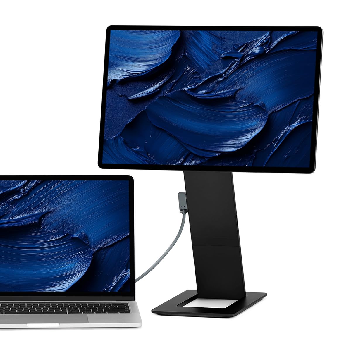 صفحه نمایش قابل حمل SOTSU FlipAction Pro 16 "Gen2 Premium | بسیار کوچک | چرخش Pivot | 2560x1600 DCI P3 | 120Hz | 400 نیت | CNC فولادی | تطبیق کامل برای مک و ویندوز (مشکی اکسیر)