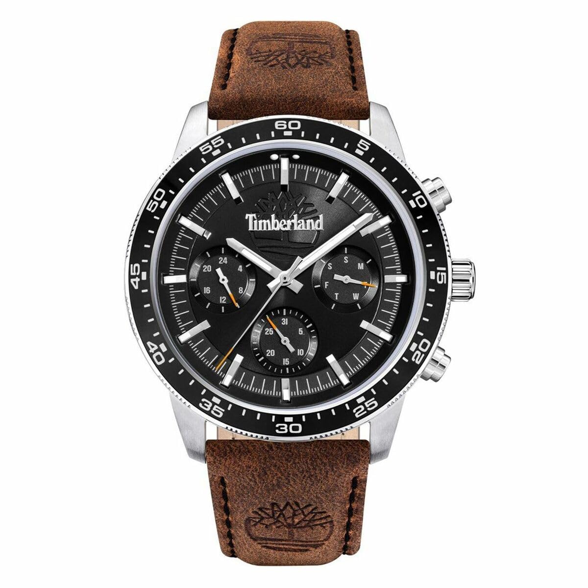 معمولا. ساعت کوارتز آنالوگ مردانه Timberland با بند چرم TDWGF0029002