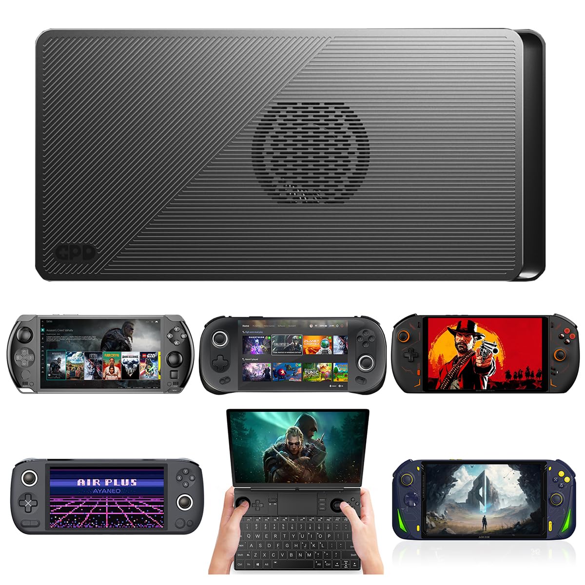کارت گرافیک GPD G1 2024 با رابط گرافیکی eGPU و کارت گرافیک Radeon RX 7600M 8GB GDDR6 RDNA3، پشتیبانی از اتصال USB4.0، Thunderbolt 3، 4 و Oculink SFF-8612، پشتیبانی از HDMI2.1، 2X DisplayPort 1.4a، 3X USB3.2