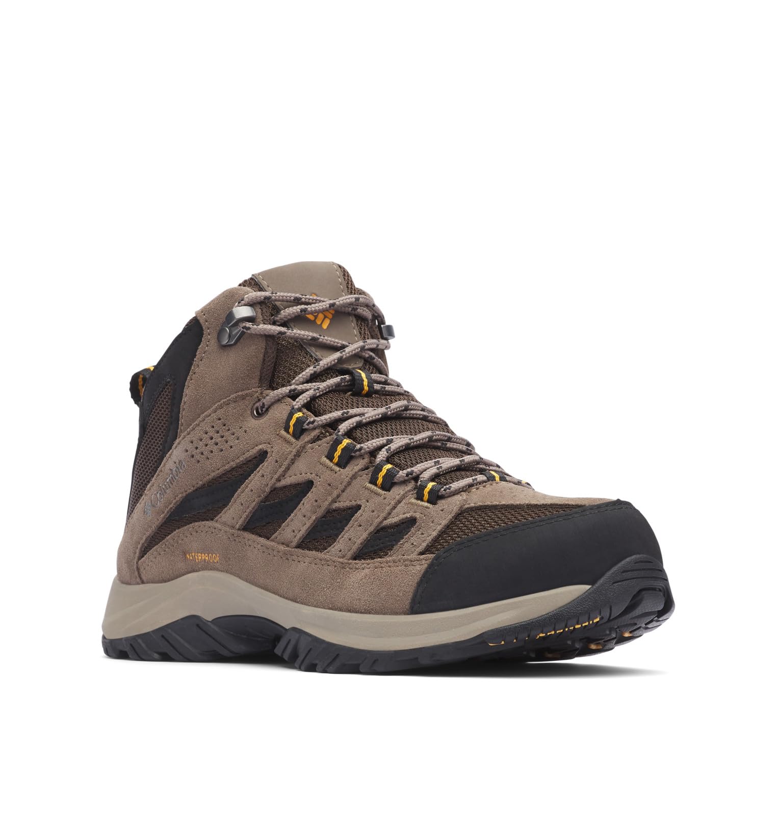 کفش گردشگری مردانه ضدآب Columbia Crestwood Mid با سایز 47.5 اروپا و رنگ کردوان/خربزه واید
