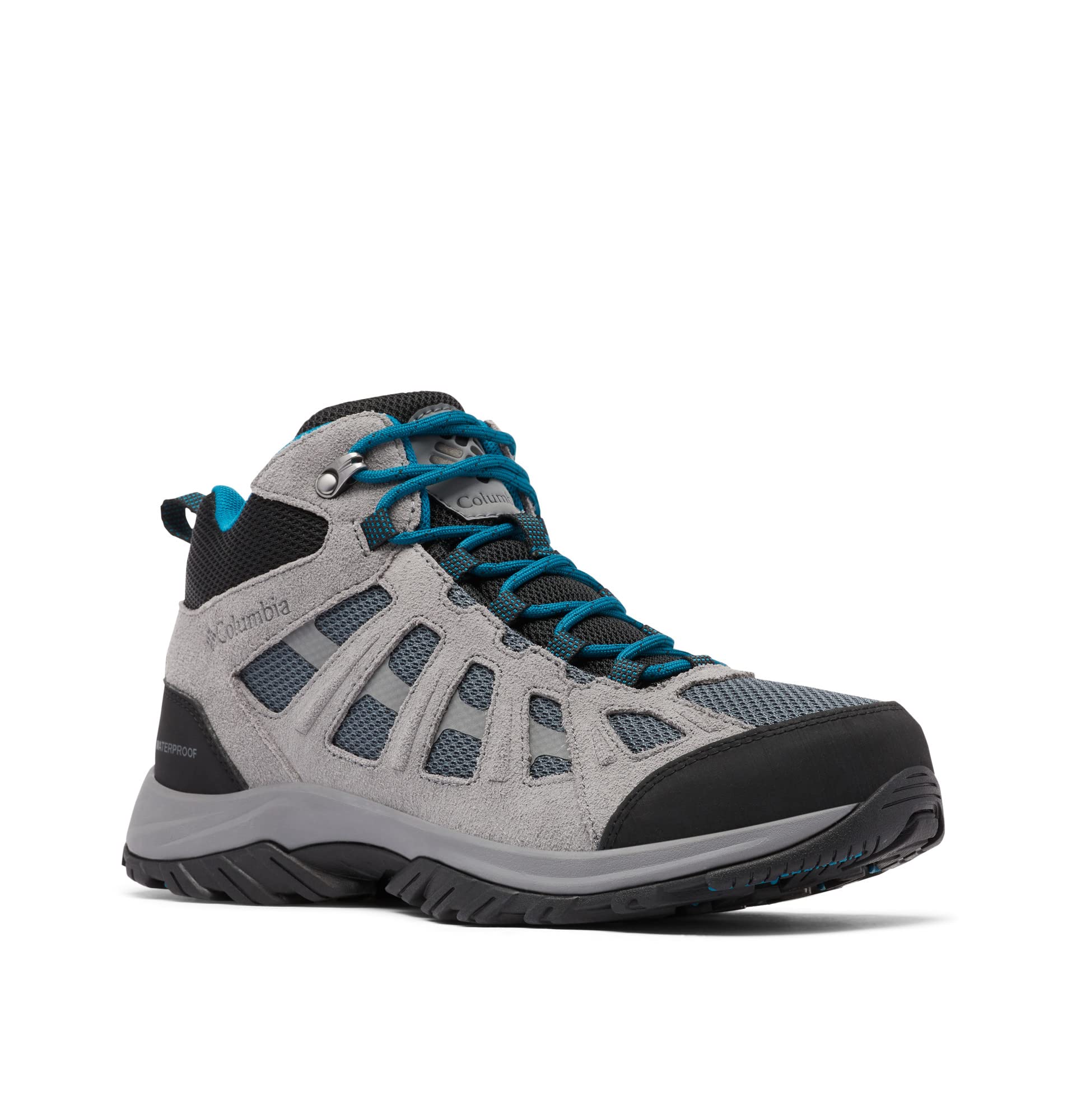 کفش پیاده‌روی مردانه Columbia REDMOND™ III MID WATERPROOF با شماره ۴۳ اروپا، رنگ خاکستری گرافیتی X مشکی