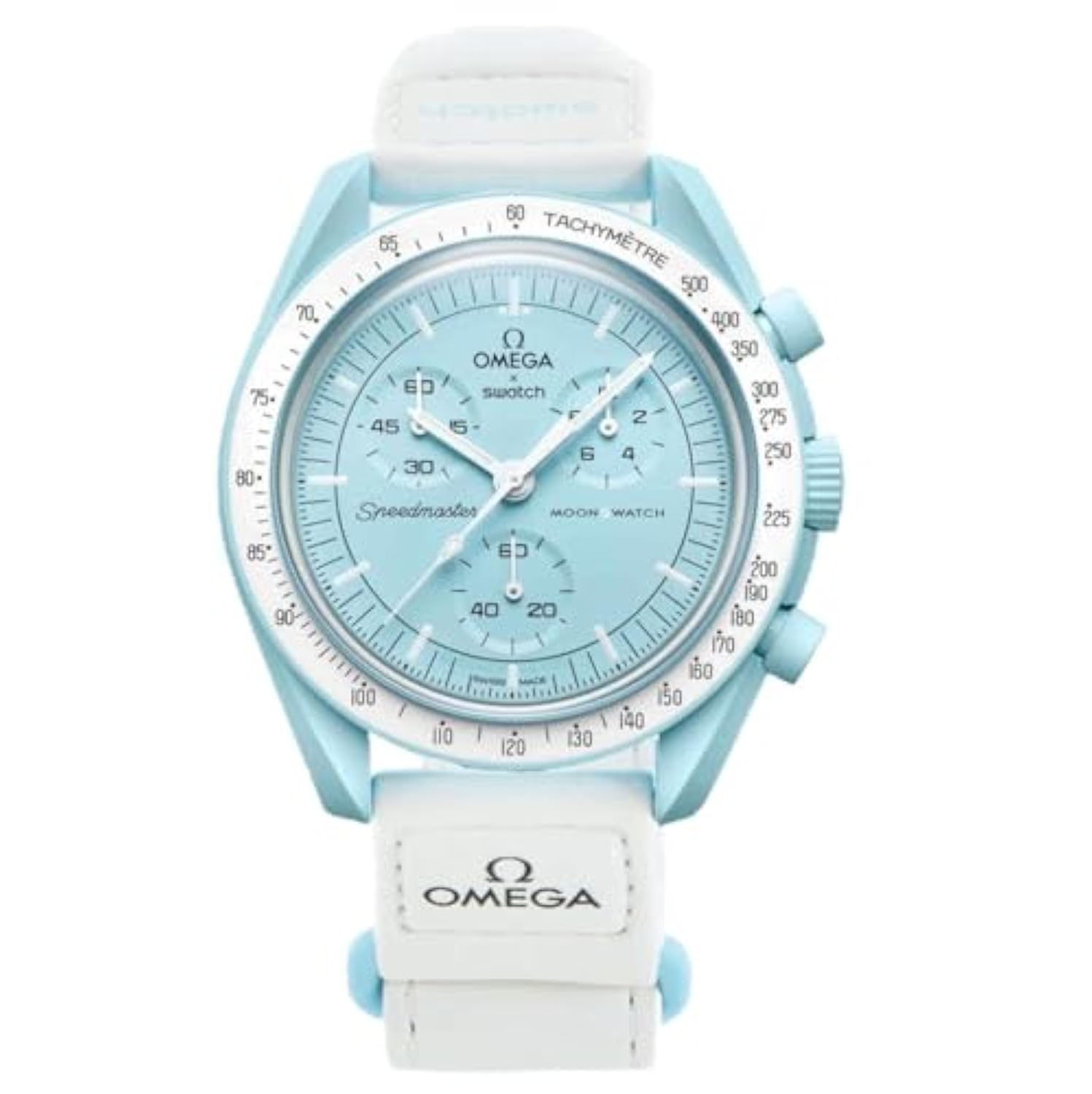 اومگا x ساعت مچی Swatch ماموریت به اورانوس اسپیدمستر آبی - جدید، جنس نامعلوم