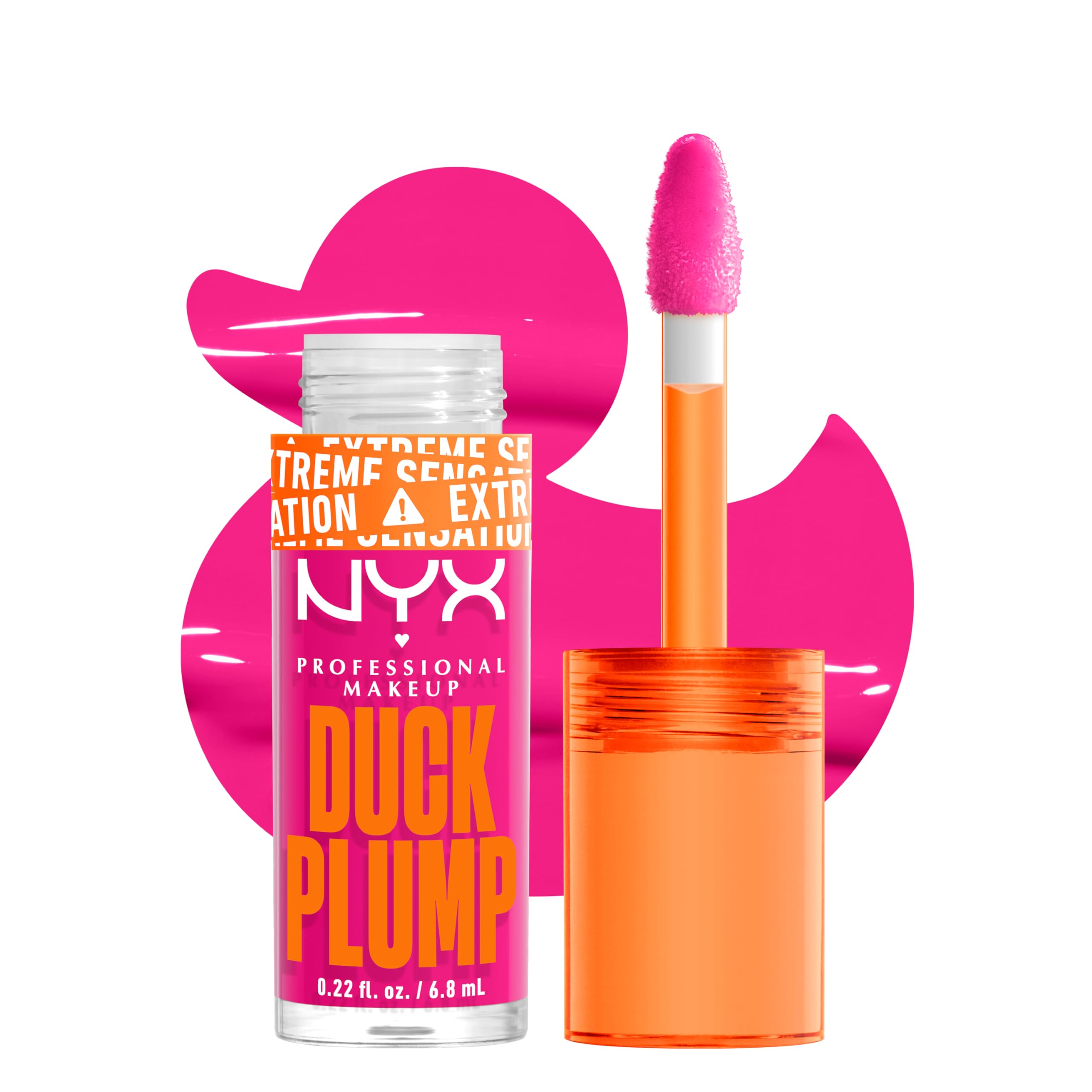 رنگ لب NYX PROFESSIONAL MAKEUP DUCK PLUMP LIP PLUMPING LACQUER - BUBBLEGUM BAE