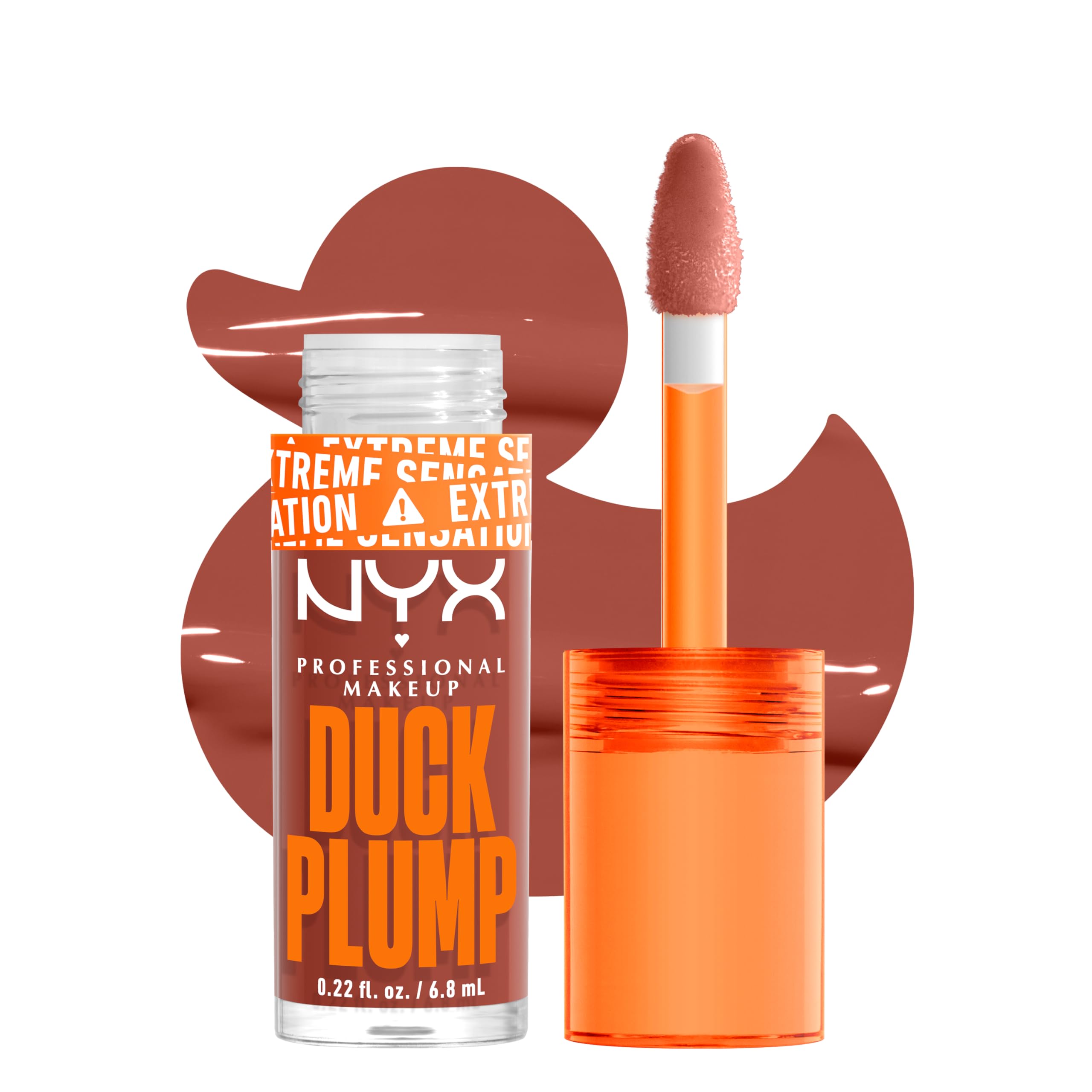 رنگ لب NYX PROFESSIONAL MAKEUP DUCK PLUMP LIP PLUMPING LACQUER - قهوه ای از تشویق