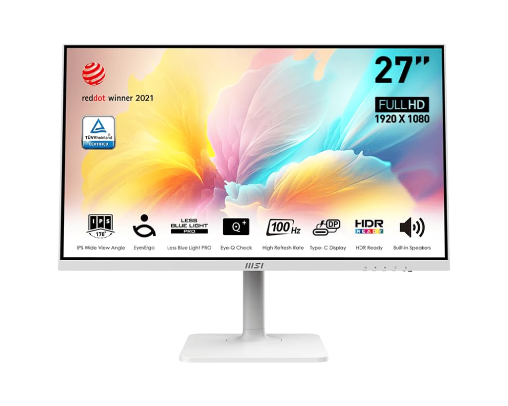 MSI 27 "صفحه نمایش F IPS 1920x1080 FHD 100Hz