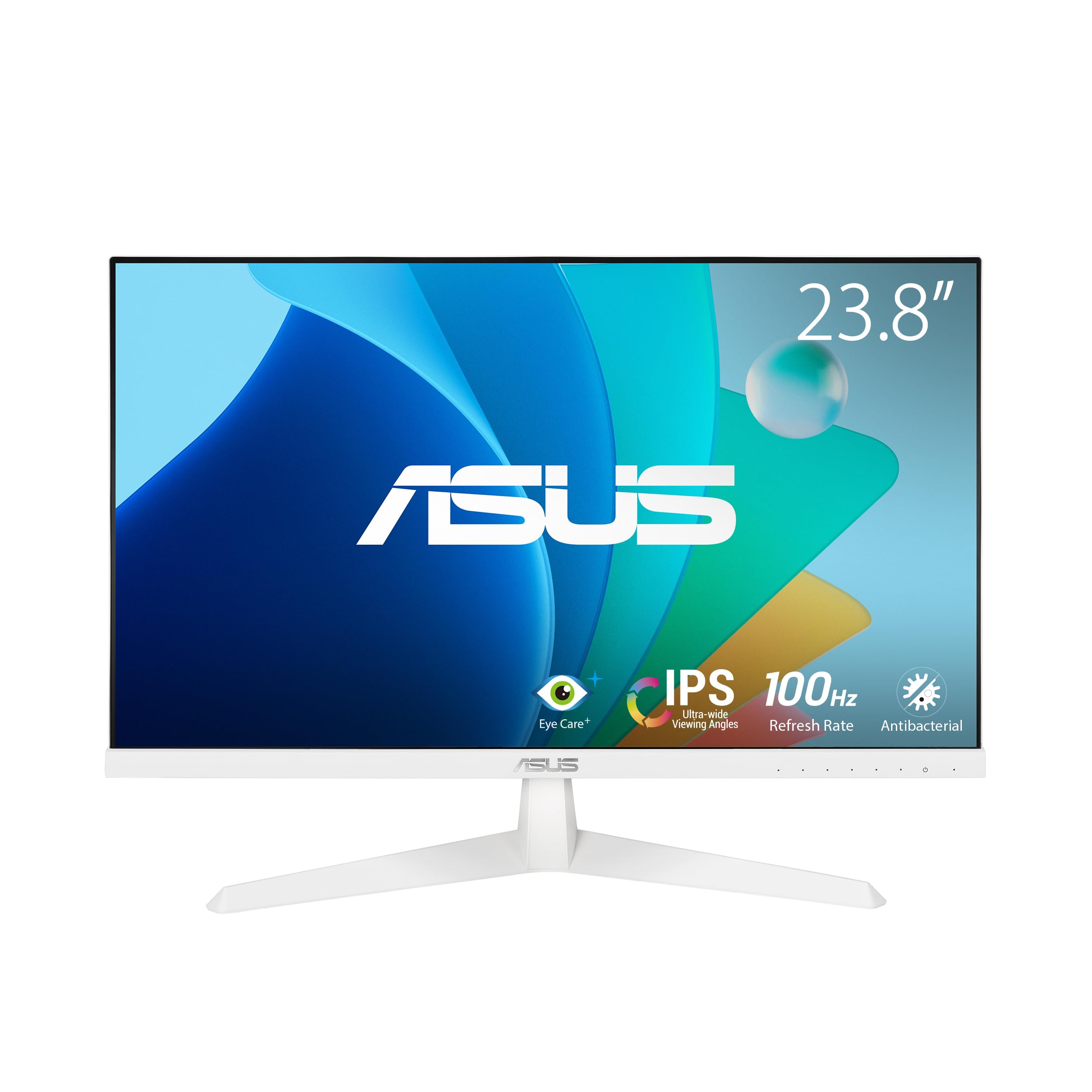 مانیتور بازی ASUS VY249HF مراقبت از چشم - 23.8 اینچ FHD (1920 × 1080)، 100Hz، IPS، SmoothMotion، 1ms (MPRT)، Adaptive Sync، تکنولوژی مراقبت از چشم پلاس، فیلتر نور آبی، بدون وقفه، درمان ضد عفونی