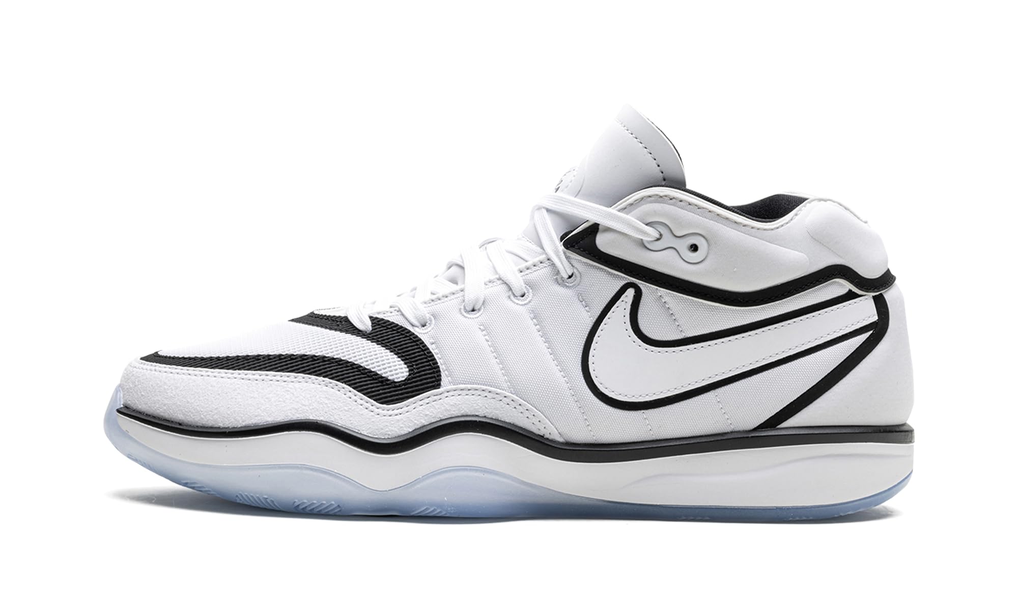 کفش بنددار مردانه نایک AIR ZOOM G.T. RUN 2.0، سایز 42.5 (EU)، رنگ: سفید/مشکی - خاکستری خنک - خاکستری گرگی