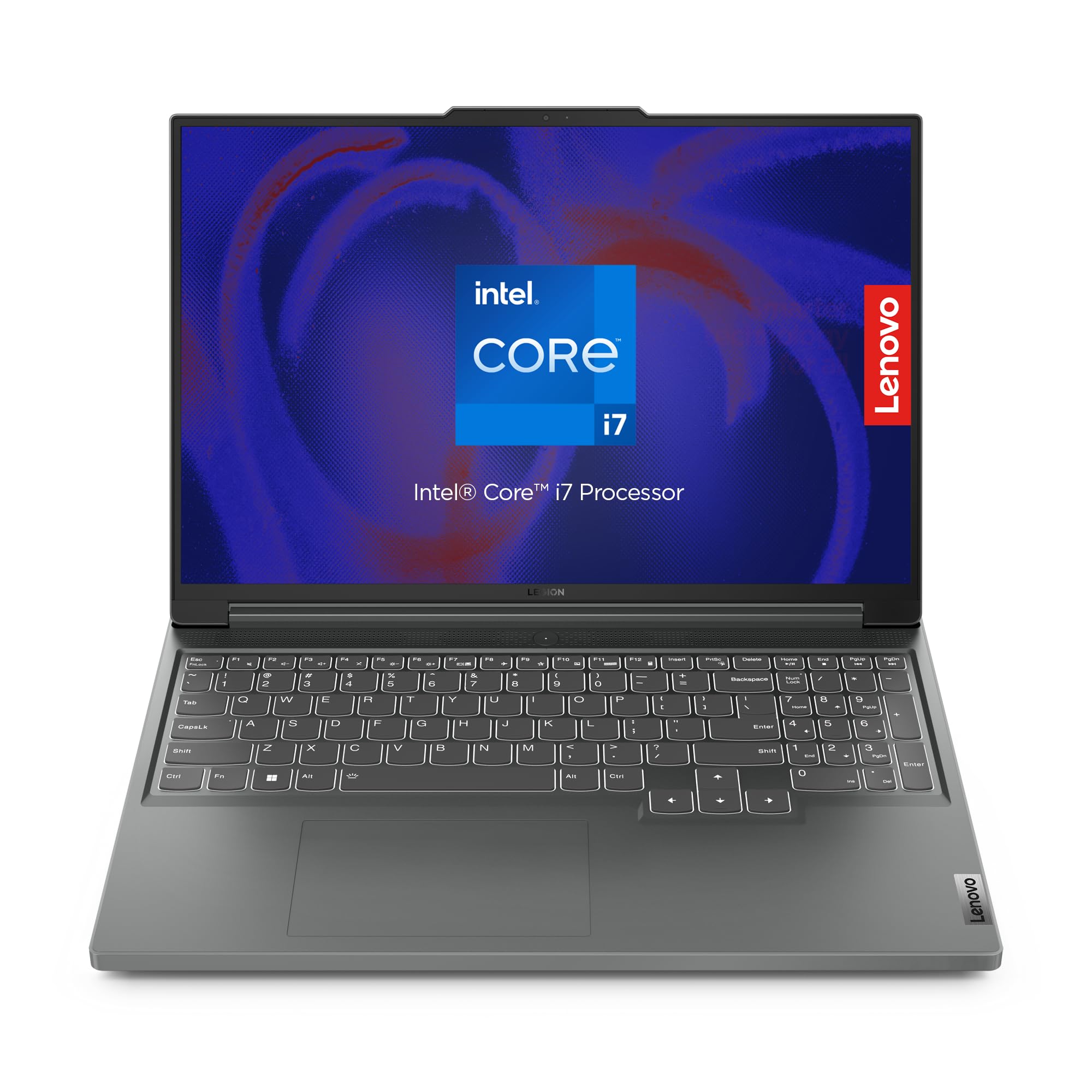 لپ تاپ بازی Lenovo Legion Slim 5 16IRH8 AI ، صفحه نمایش 16 اینچی WQXGA با فرکانس تازه ، پردازنده Intel Core I7-13700H ، 16 گیگابایت رم ، 512 گیگابایت حافظه داخلی SSD ، کارت گرافیک NVIDIA GeForce RTX 4050 با ظرفیت 6 گیگابایت GDDR6 ، ویندوز 11 ، صفحه کلید با نور پس زمینه انگلیسی-عربی RGB ، رنگ طوفانی خاکستری - [82YA005RAX]