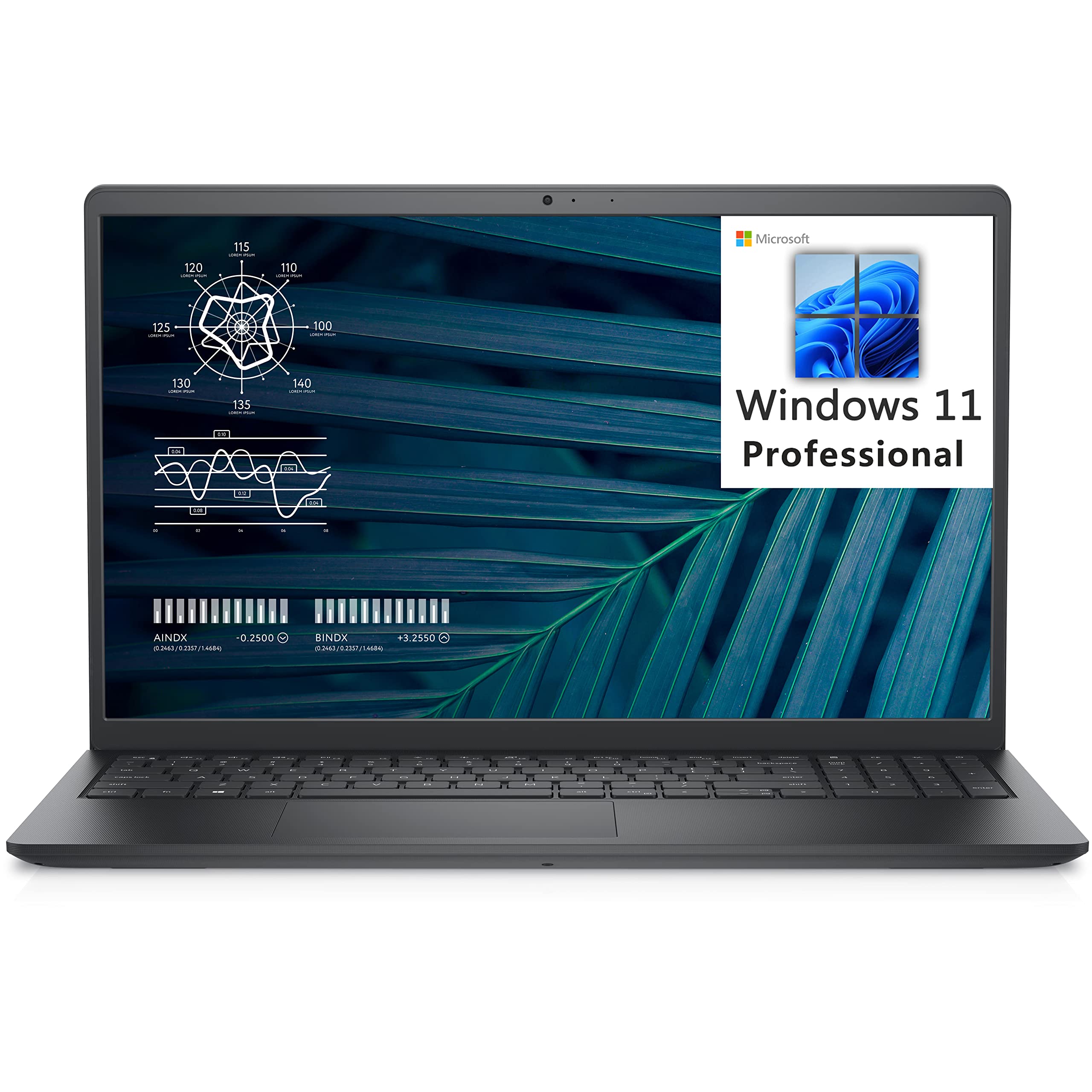 لپ تاپ Dell Vostro 3530 با نمایشگر 15.6 اینچی FHD، Intel i7-1355U (نسل 13)، رم 32GB، 1TB SSD، ویندوز 11 Pro (به روزرسانی)