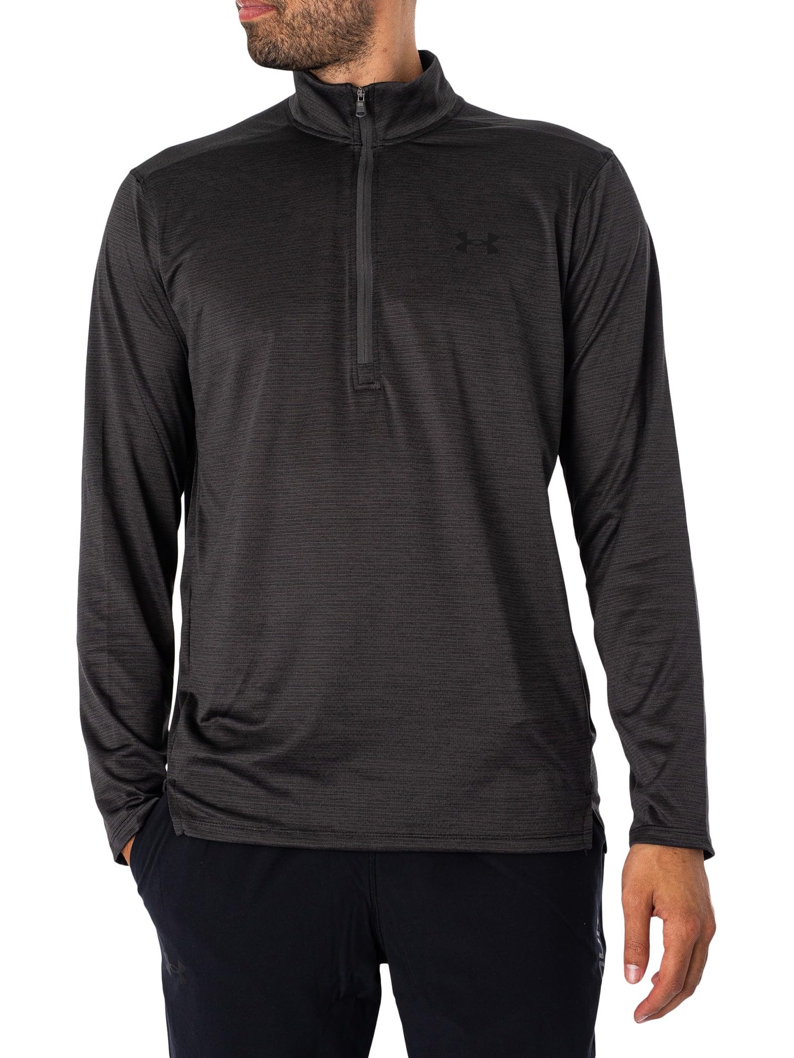 پیراهن زیپ نیم Under Armour مردانه Ua Tech Vent 1/2، سایز L، رنگ مشکی / مشکی