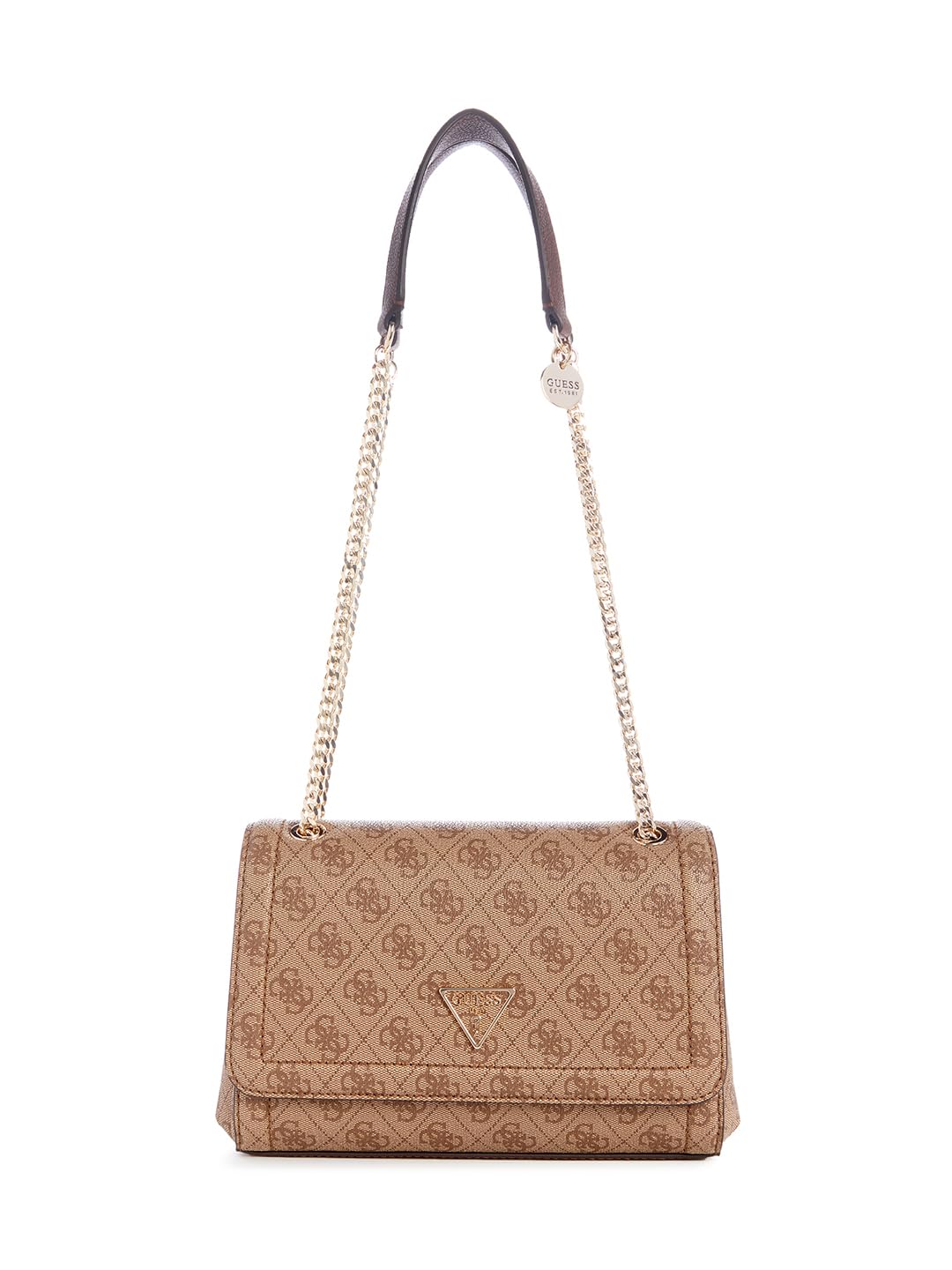 کیف دستی تبدیل‌پذیر زنانه GUESS Womens Noelle اندازه یک عدد رنگ LATTE LOGO/BROWN