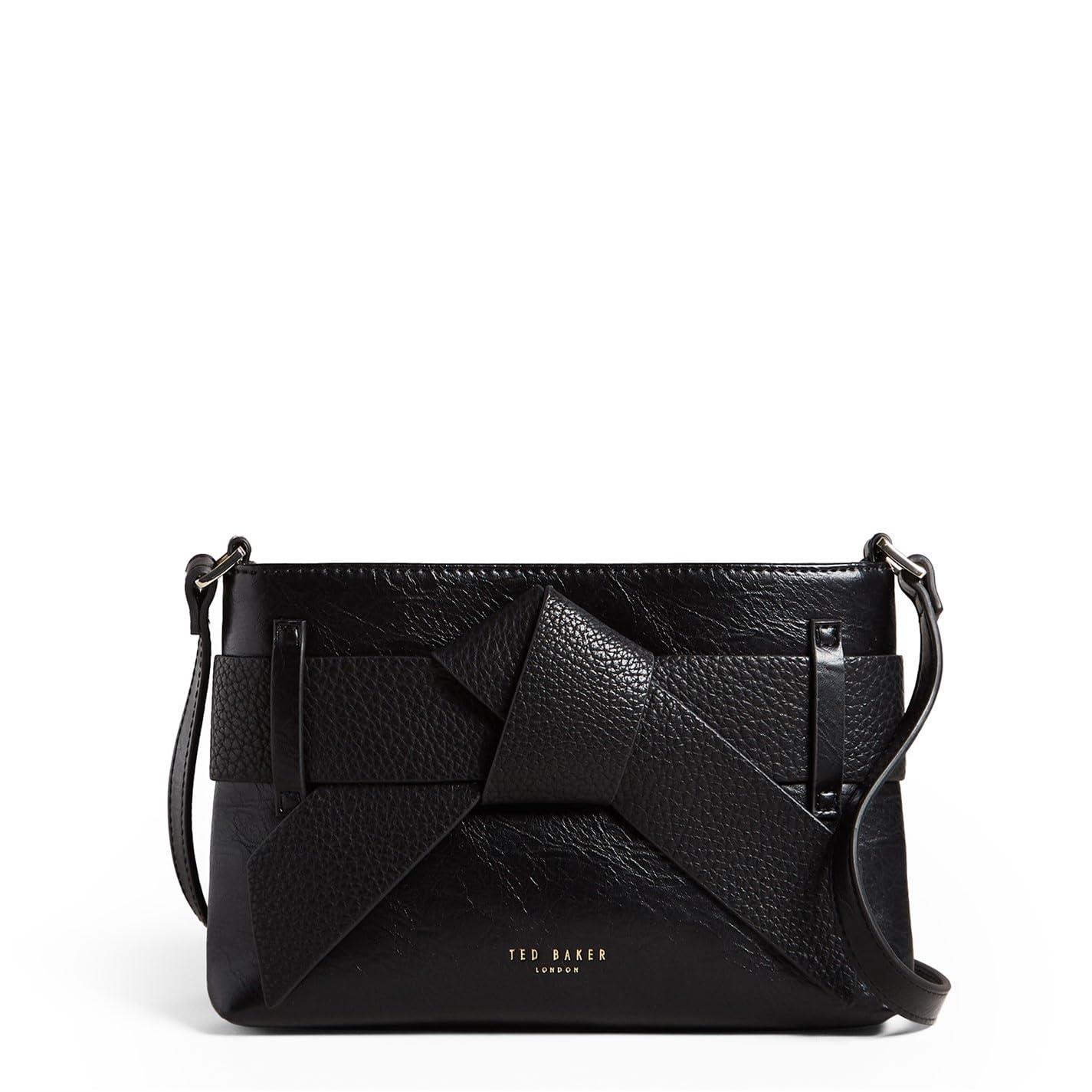 کیف دستی زنانه Ted Baker با طرح پلاستیکی و قابل حمل بر روی شانه اندازی، سایز یک عدد، رنگ مشکی دودی