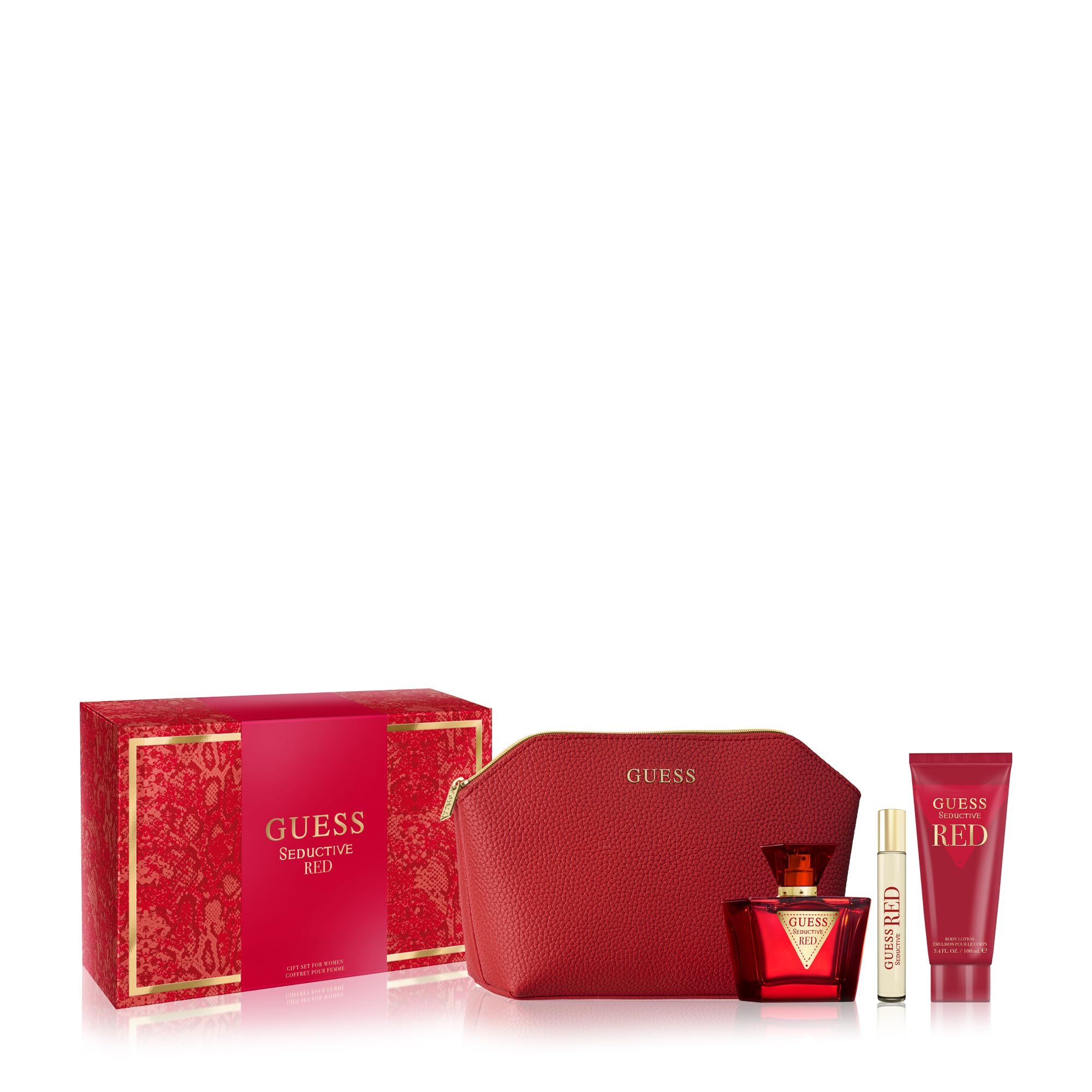 مجموعه هدیه 3 تکه عطر Guess Seductive Red برای زنان