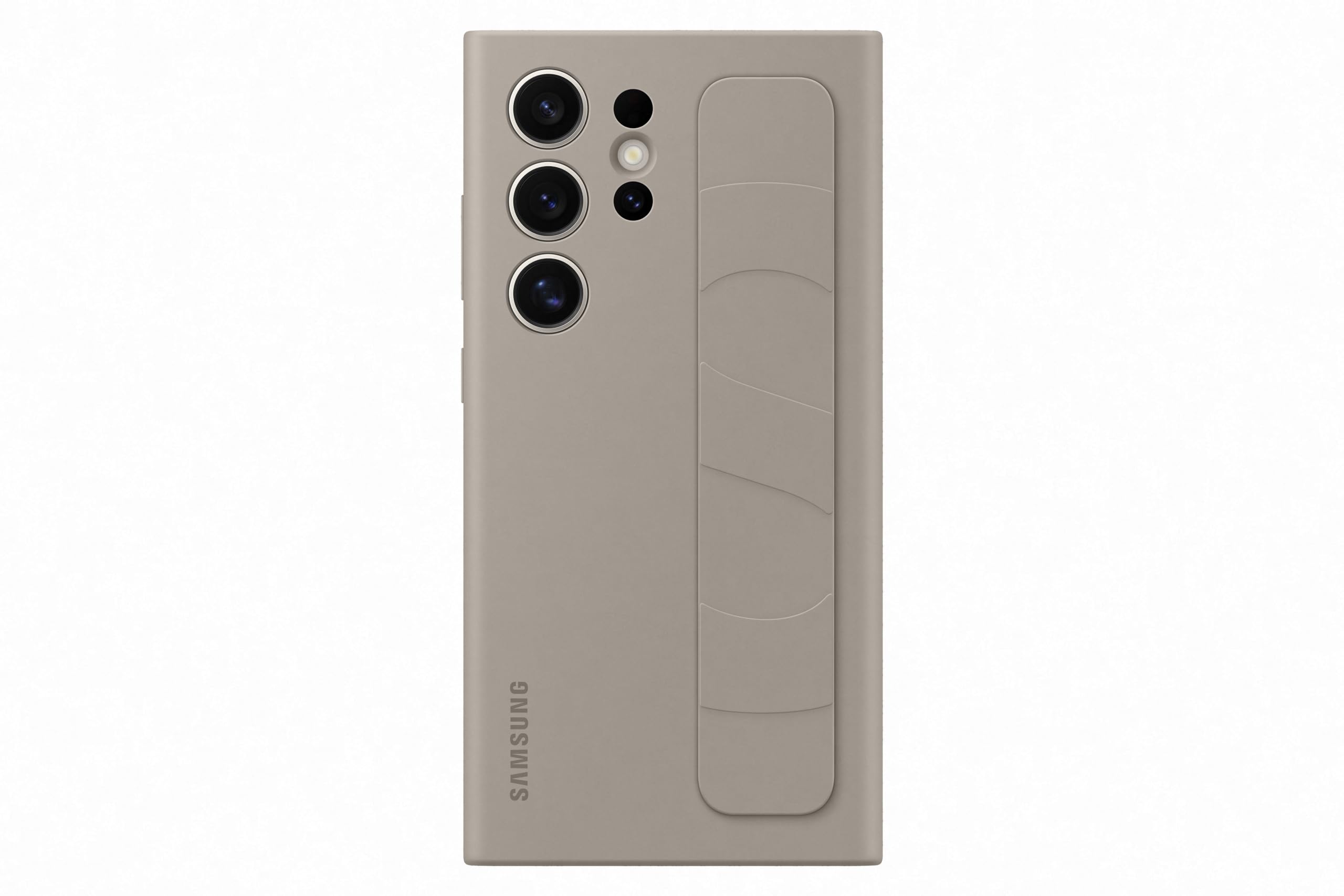 Samsung Galaxy S24 Ultra Standing Grip Case, قابلیت نگه داشتن در جایگاه، رنگ قهوه ای رسمی Standing Grip Case قهوه‌ای رنگ  Galaxy S24 Ultra