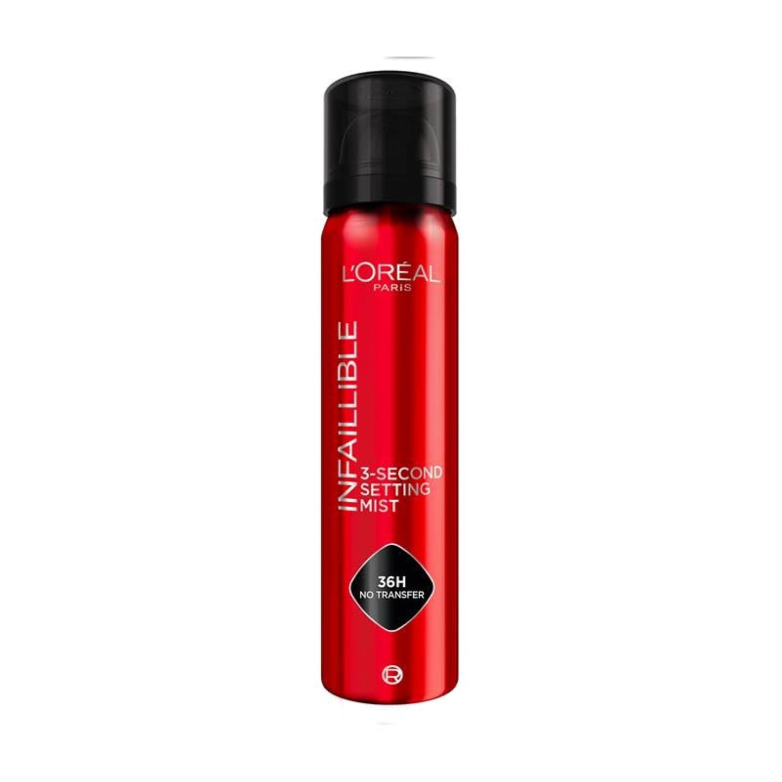 اسپری تثبیت کننده L'Oréal Paris L'Oreal Infallible 3-Second با اسپری میکروفاین برای تا 36 ساعت استفاده، روشن، 1.76 فندک