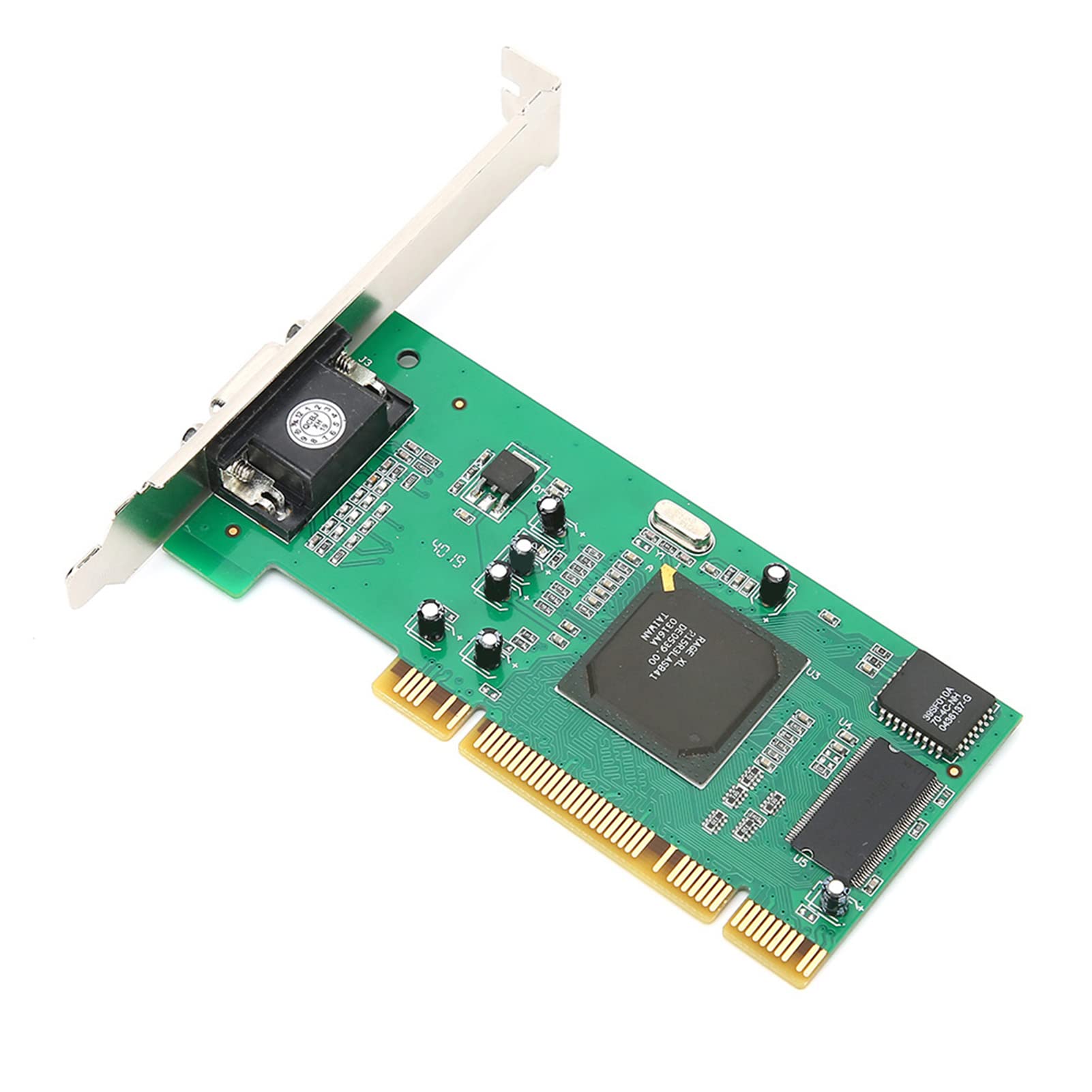 کارت گرافیک VGA PCI 8MB، 32 بیت، چند نمایش برای لوازم جانبی کامپیوتر دسکتاپ، سازگار با ATI Rage XL