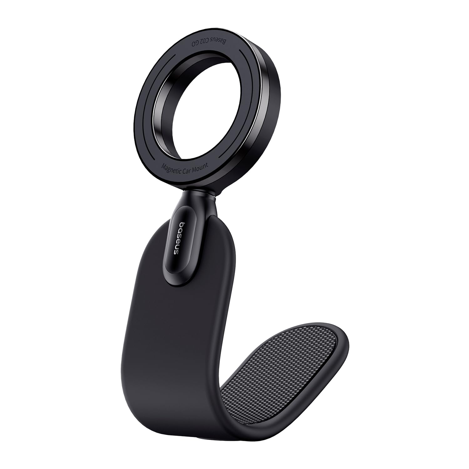 پایه گوشی مغناطیسی اتومبیل Baseus C02 Go برای داشبورد، نگهدارنده موبایل 360° چرخشی برای اتومبیل، طراحی انعطاف پذیر نگهدارنده موبایل اتومبیل با مغناطیس بسیار قوی برای iPhone 15 Pro Max، Samsung S24 Ultra