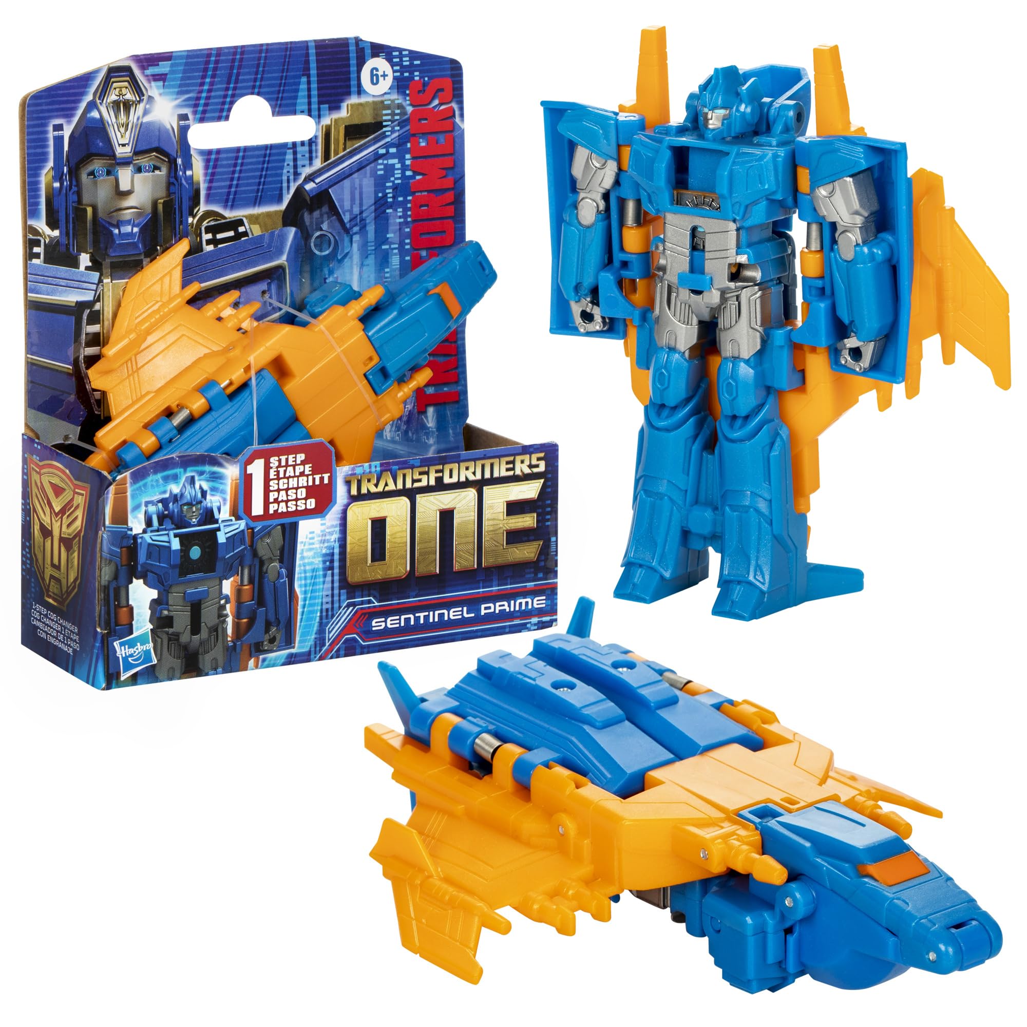 Transformers: یک ترانسفورمر تغییر دهنده Sentinel Prime فیگور اکشن ربات 4 اینچی، اسباب بازی تعاملی برای پسران و دختران از 6 سال به بالا