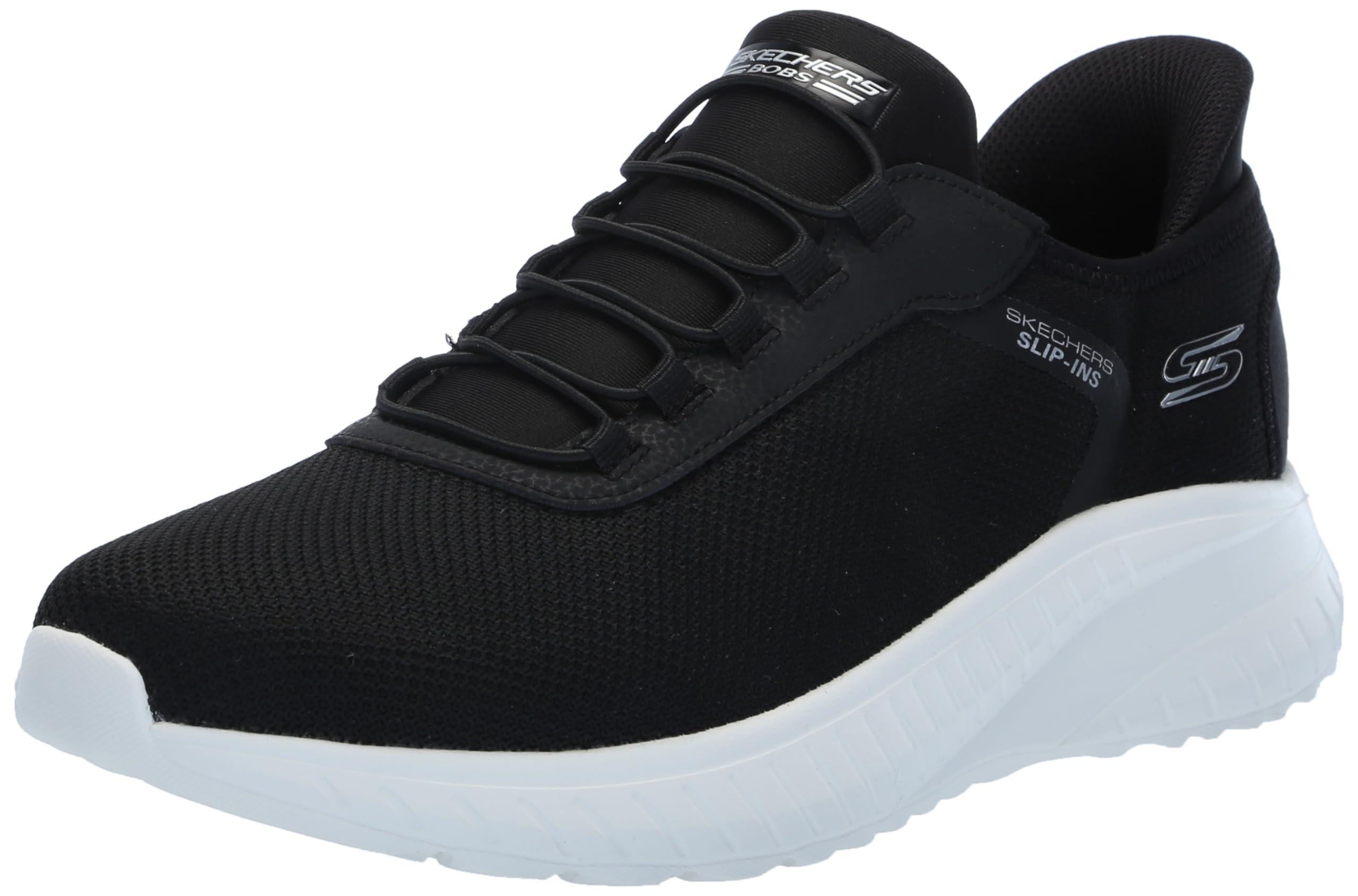 کتانی مردانه Skechers مدل Squad Chaos-Tough Walk، اسلیپ‌این (بدون بند) سایز 41 (EU)، مشکی