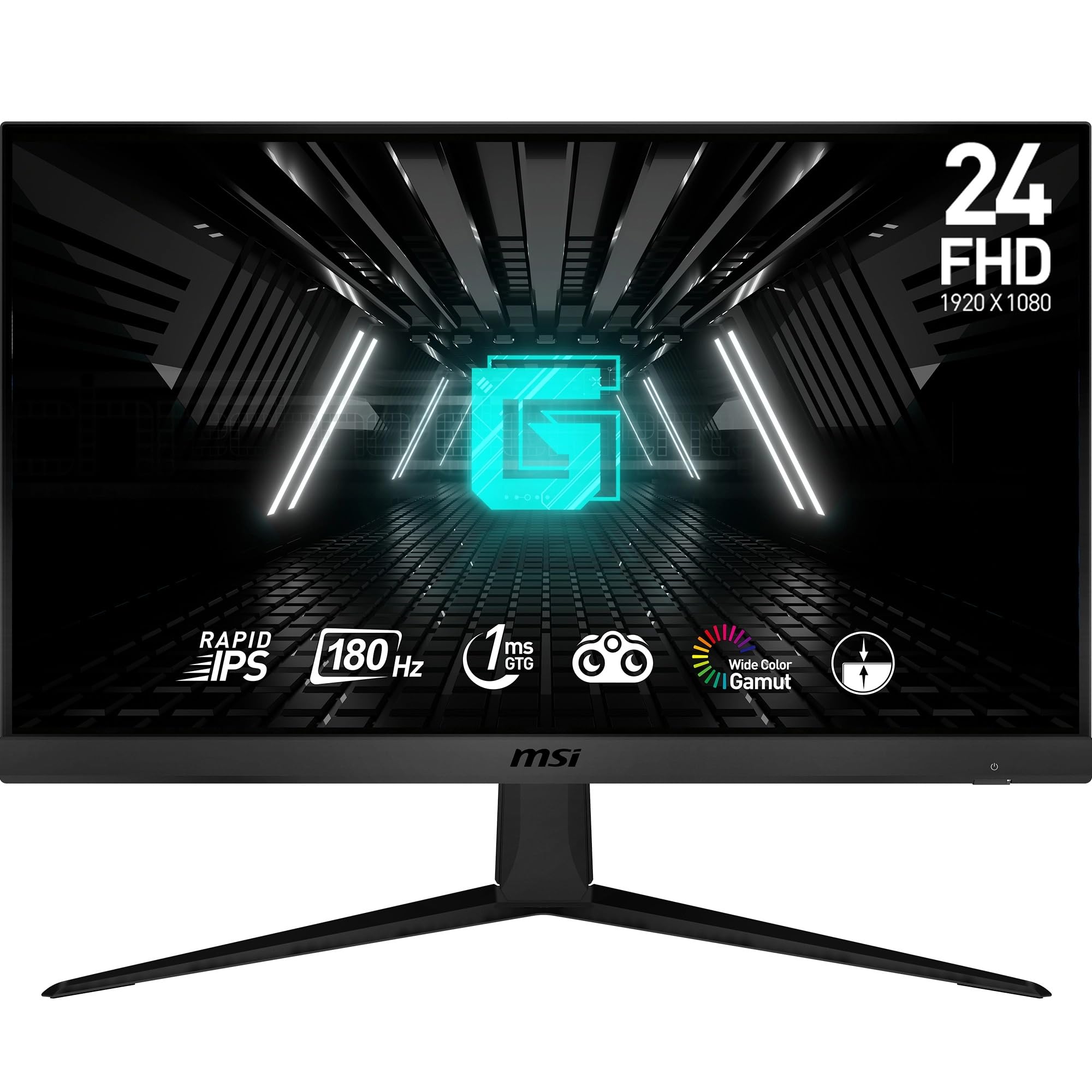 صفحه نمایش بازی ام اس آی 24 اینچ FHD 1080p، مشکی، G2412F.