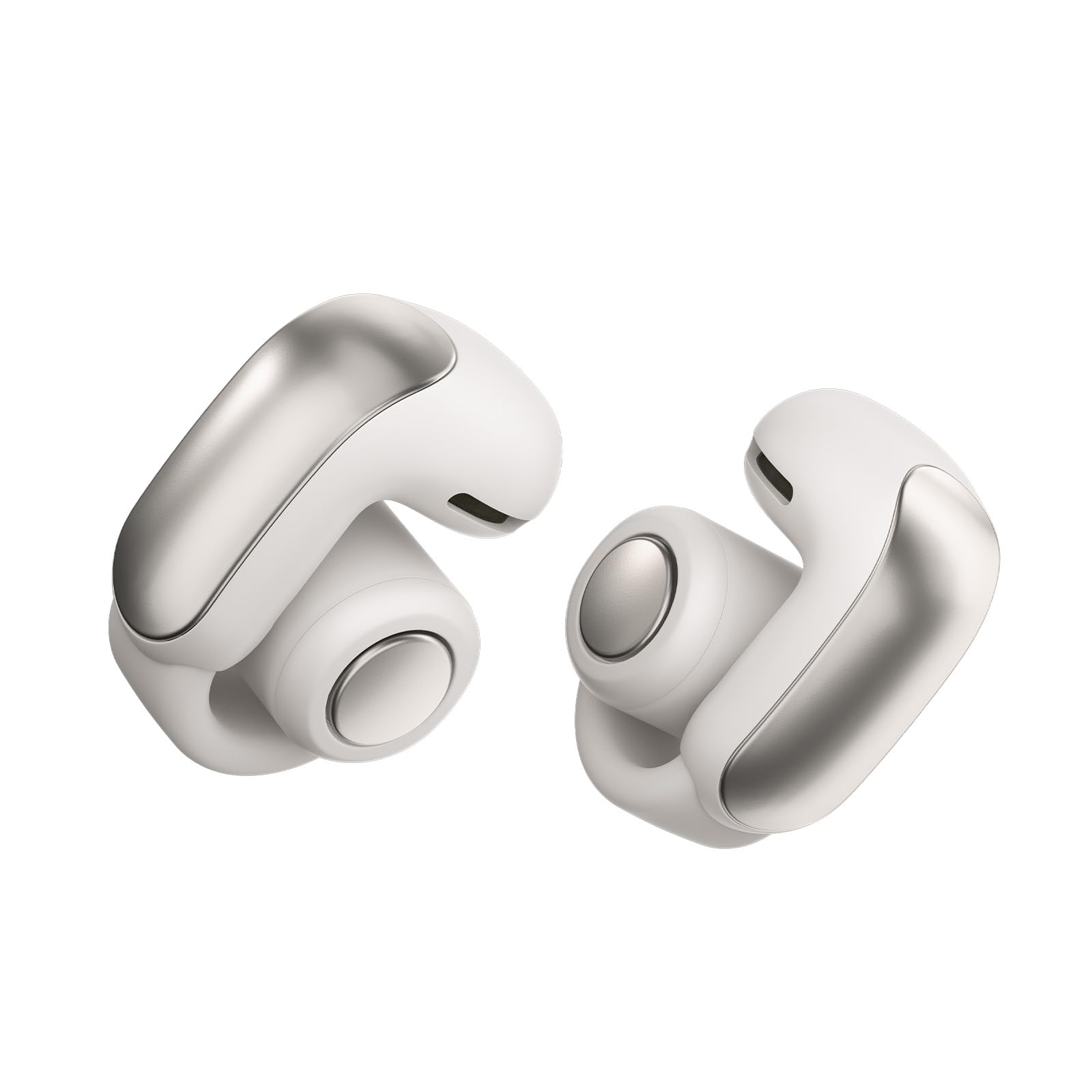 هدفون بی سیم با گوشی های باز Bose Ultra Open Earbuds با فناوری OpenAudio، تا 48 ساعت عمر باطری، رنگ سفید دودی